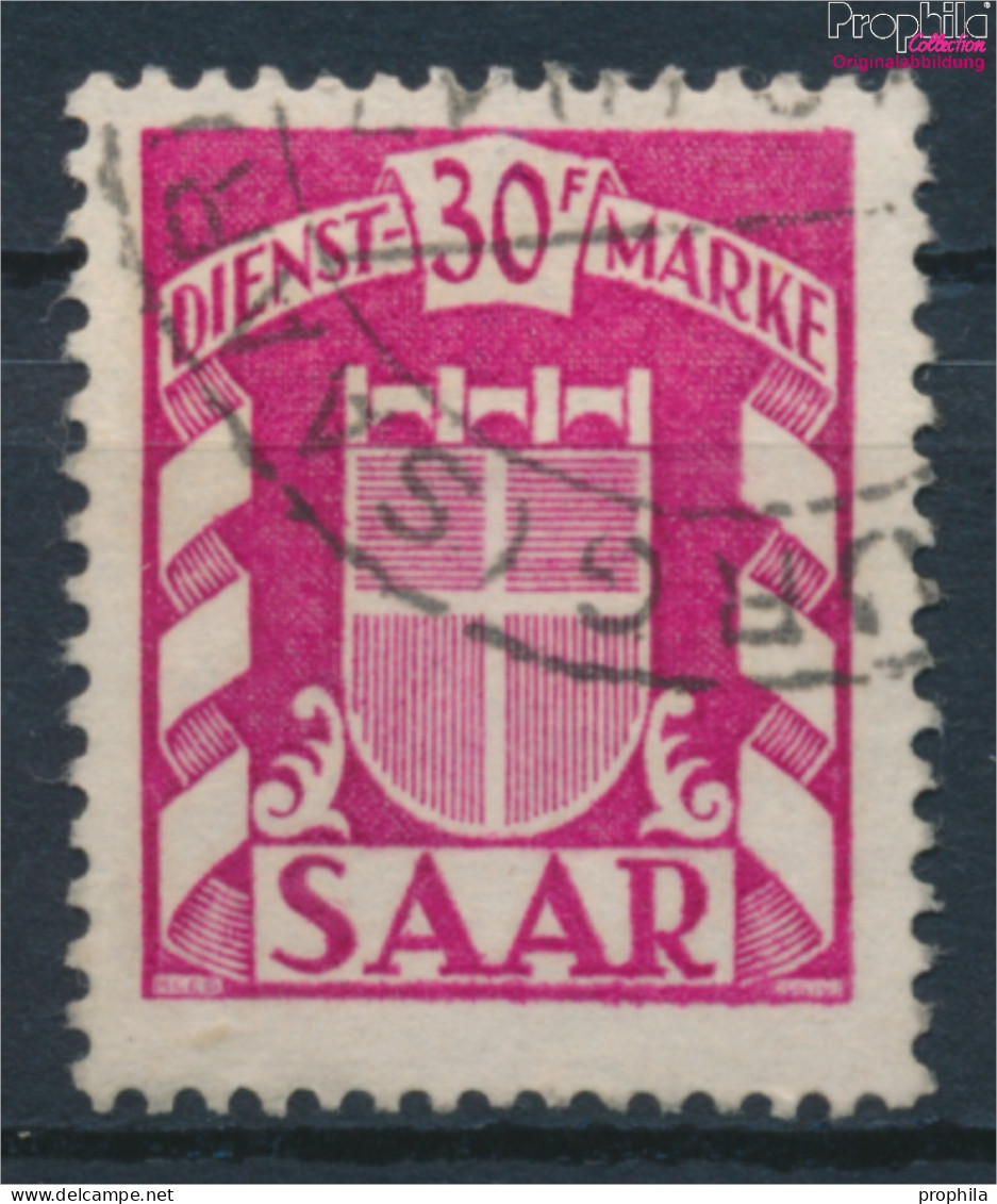 Saarland D42 Gestempelt 1949 Wappen (10377612 - Usados