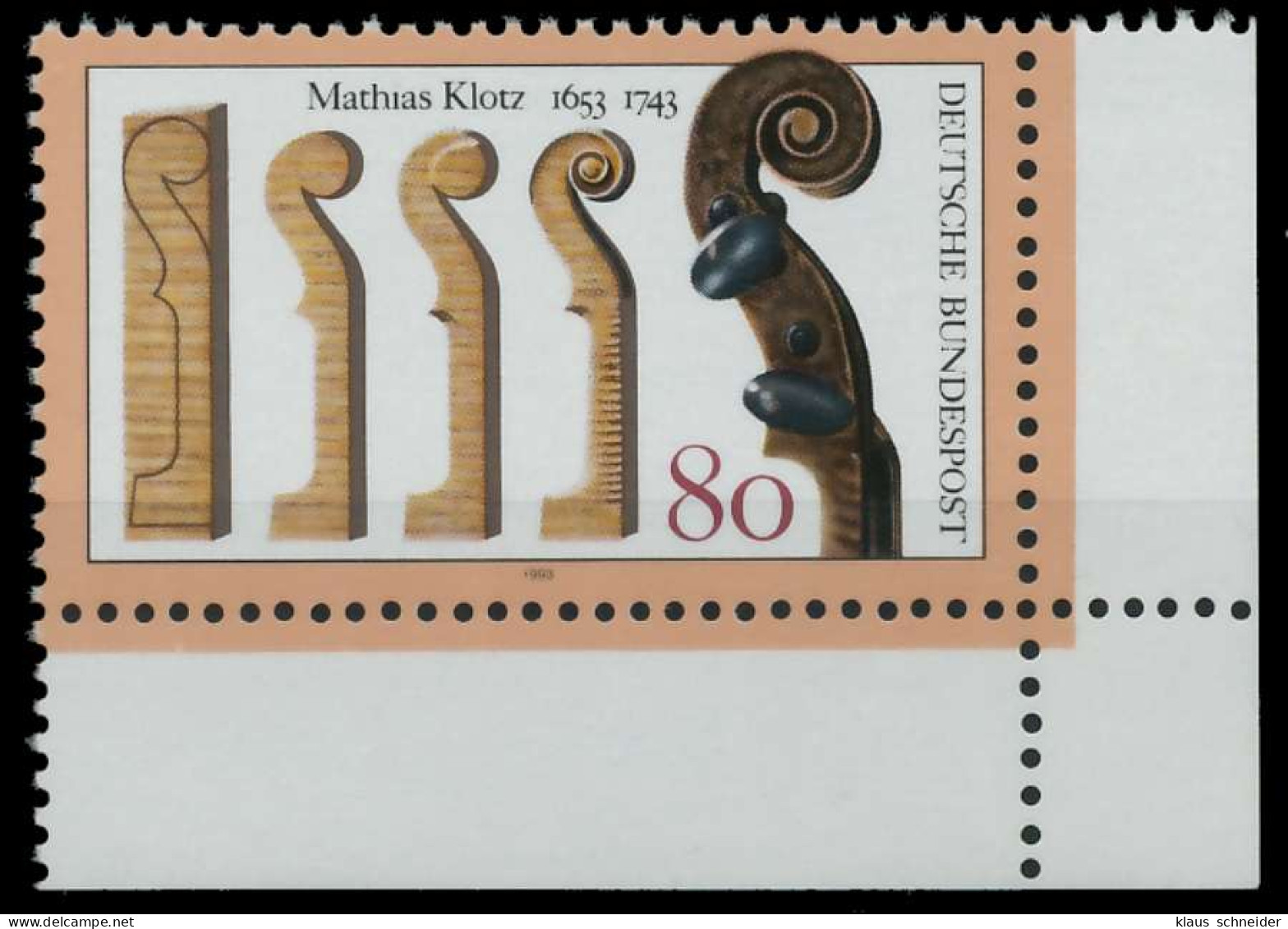 BRD 1993 Nr 1688 Postfrisch ECKE-URE X7E20C2 - Unused Stamps