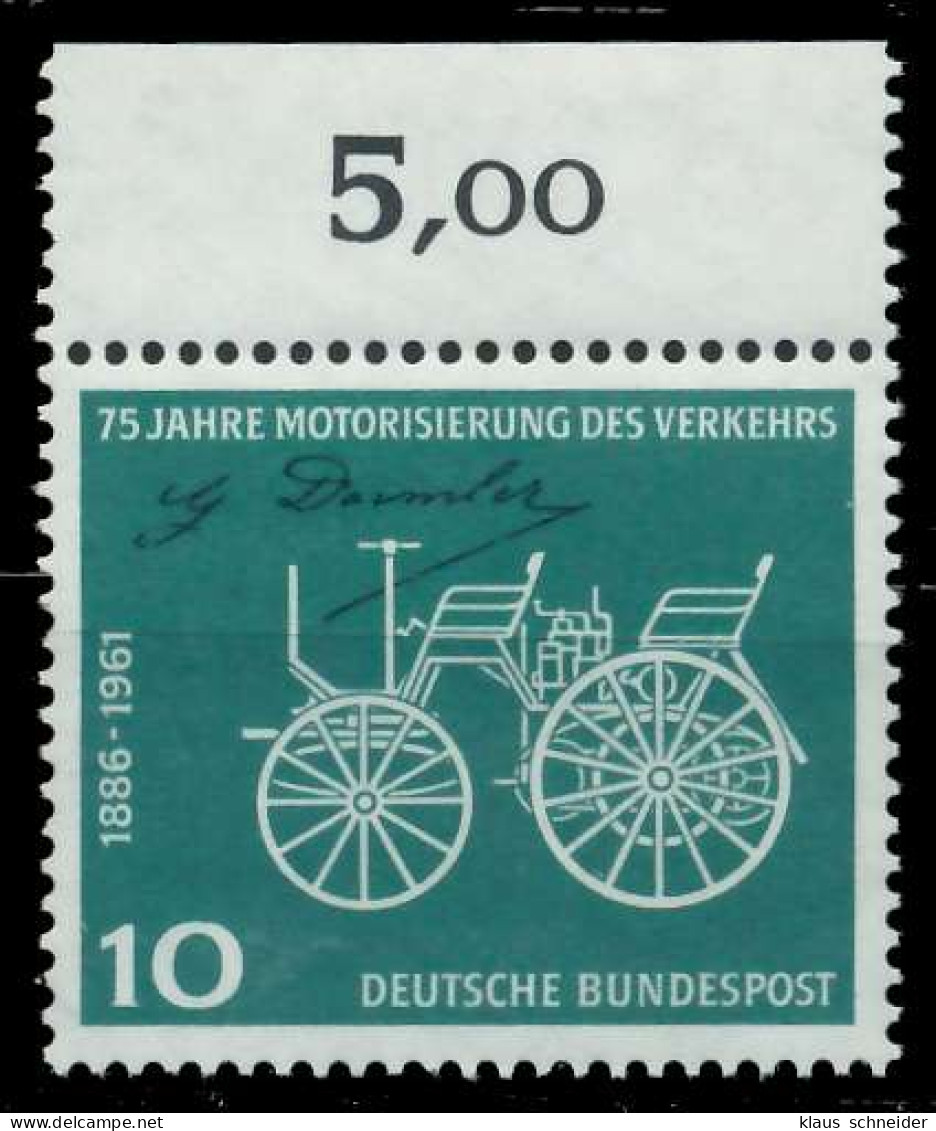 BRD 1961 Nr 363w Postfrisch ORA X7E8826 - Ungebraucht