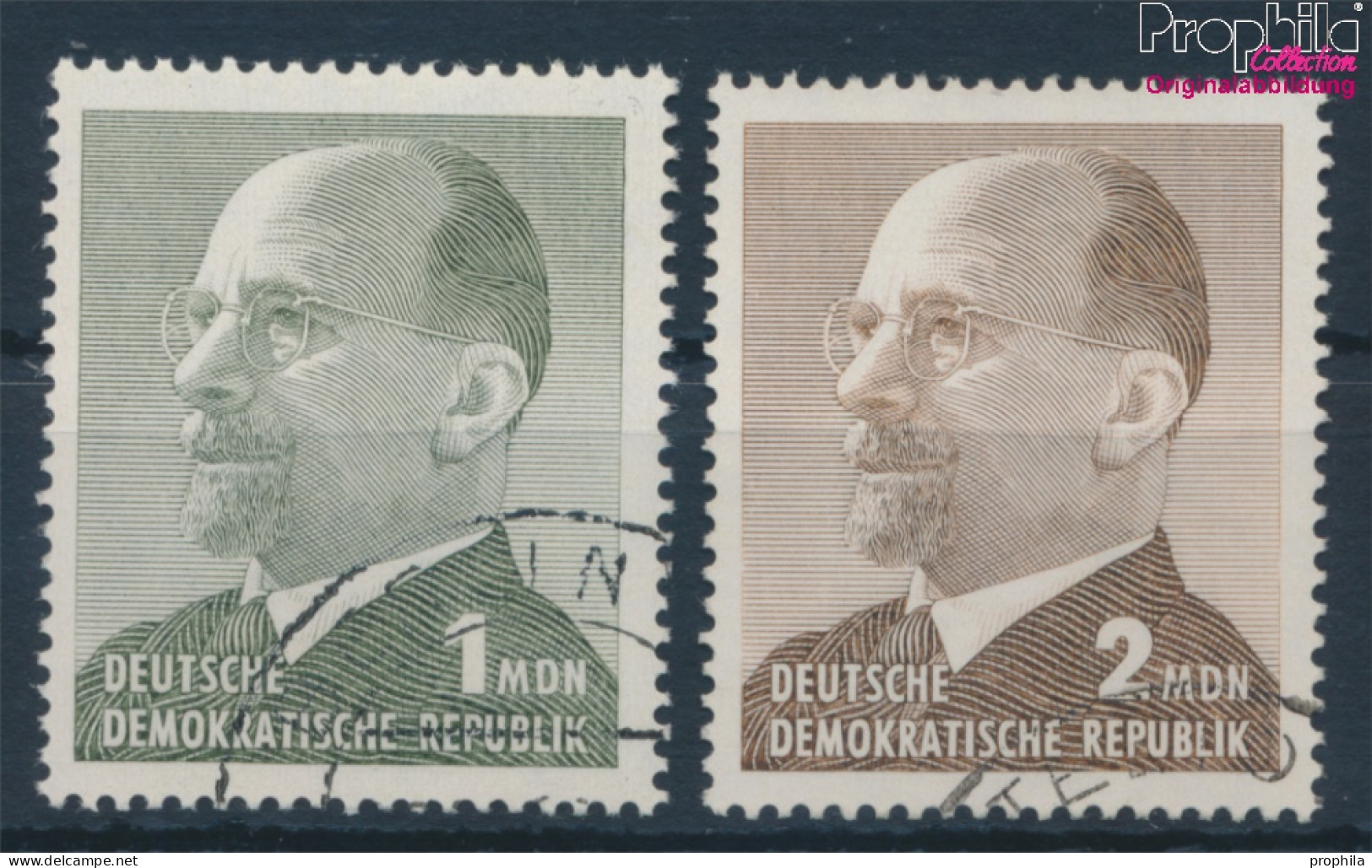 DDR 1087-1088 (kompl.Ausg.) Gestempelt 1965 Staatsratsvorsitzender Ulbricht MDN (10392192 - Used Stamps