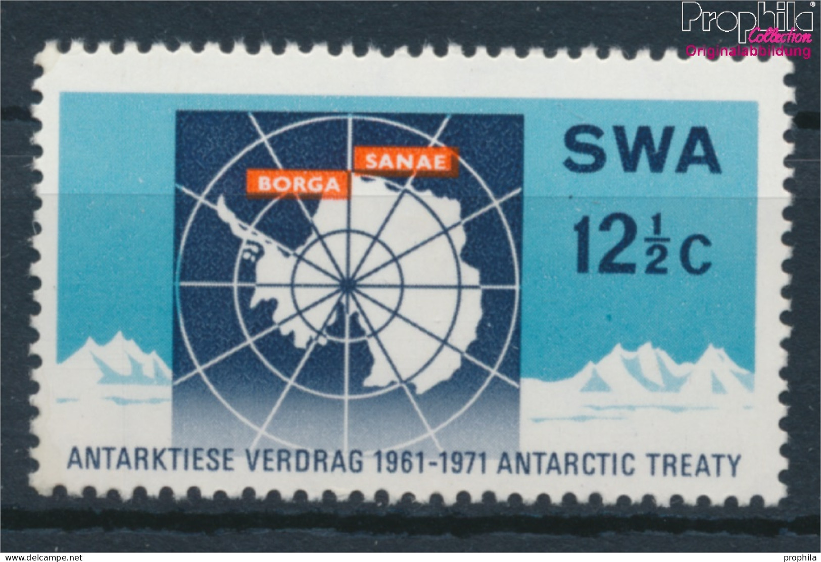 Namibia - Südwestafrika 364 (kompl.Ausg.) Postfrisch 1971 Antarktisvertrag (10368373 - Africa Del Sud-Ovest (1923-1990)