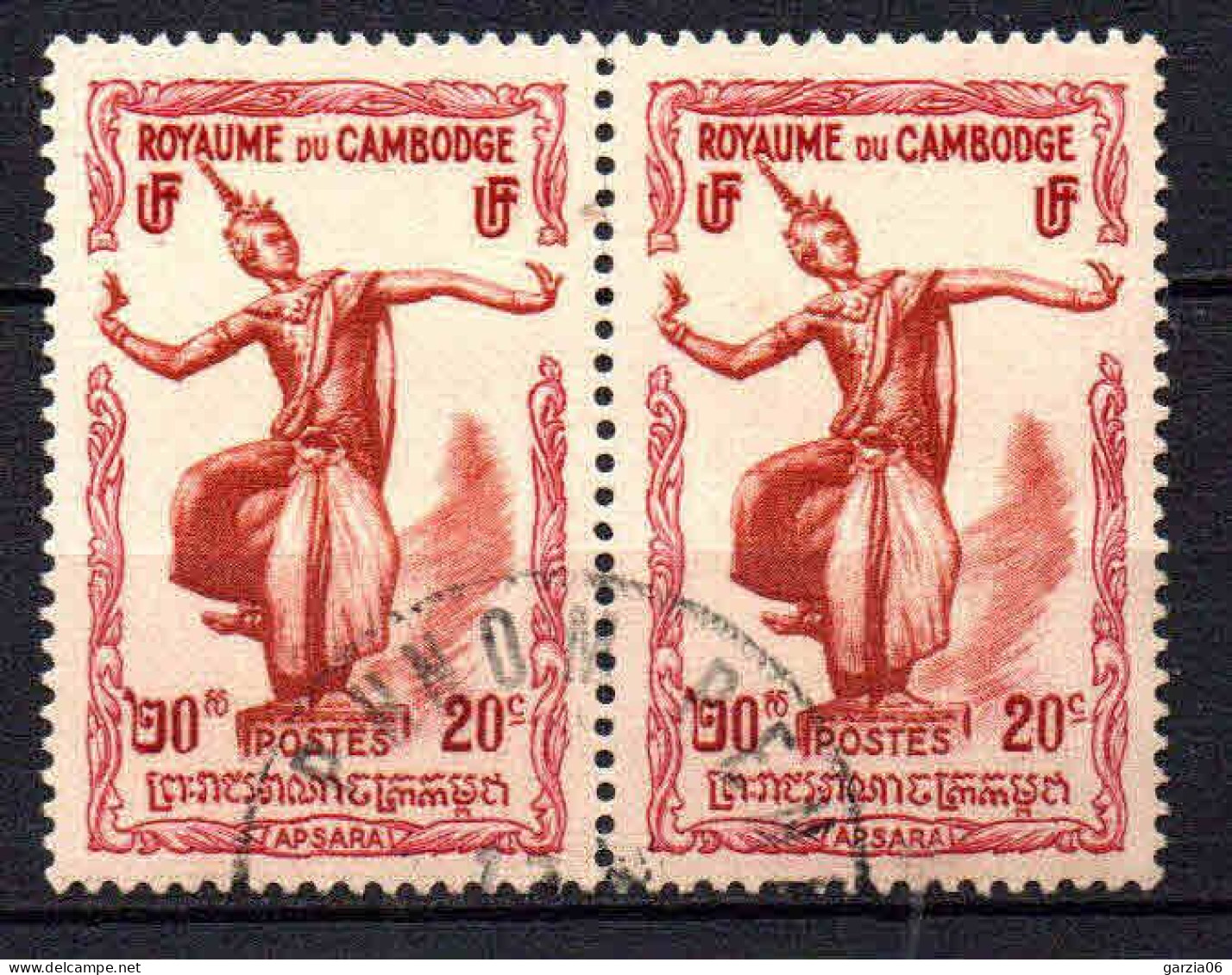 Cambodge - 1951 - Danseuses,  - N° 2 - Oblit - Used - Cambodia