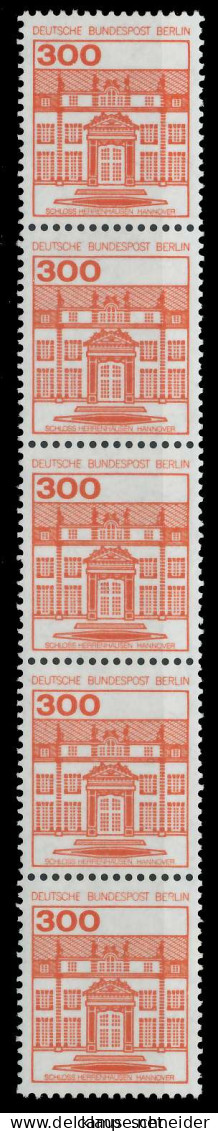 BERLIN DS BURGEN U. SCHLÖSSER Nr 677R Postfrisch 5ER ST X90F132 - Ungebraucht