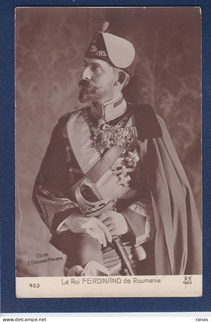 CPA Roumanie Royauté Royalty Romania Roemenie Non Circulée Ferdinand - Romania