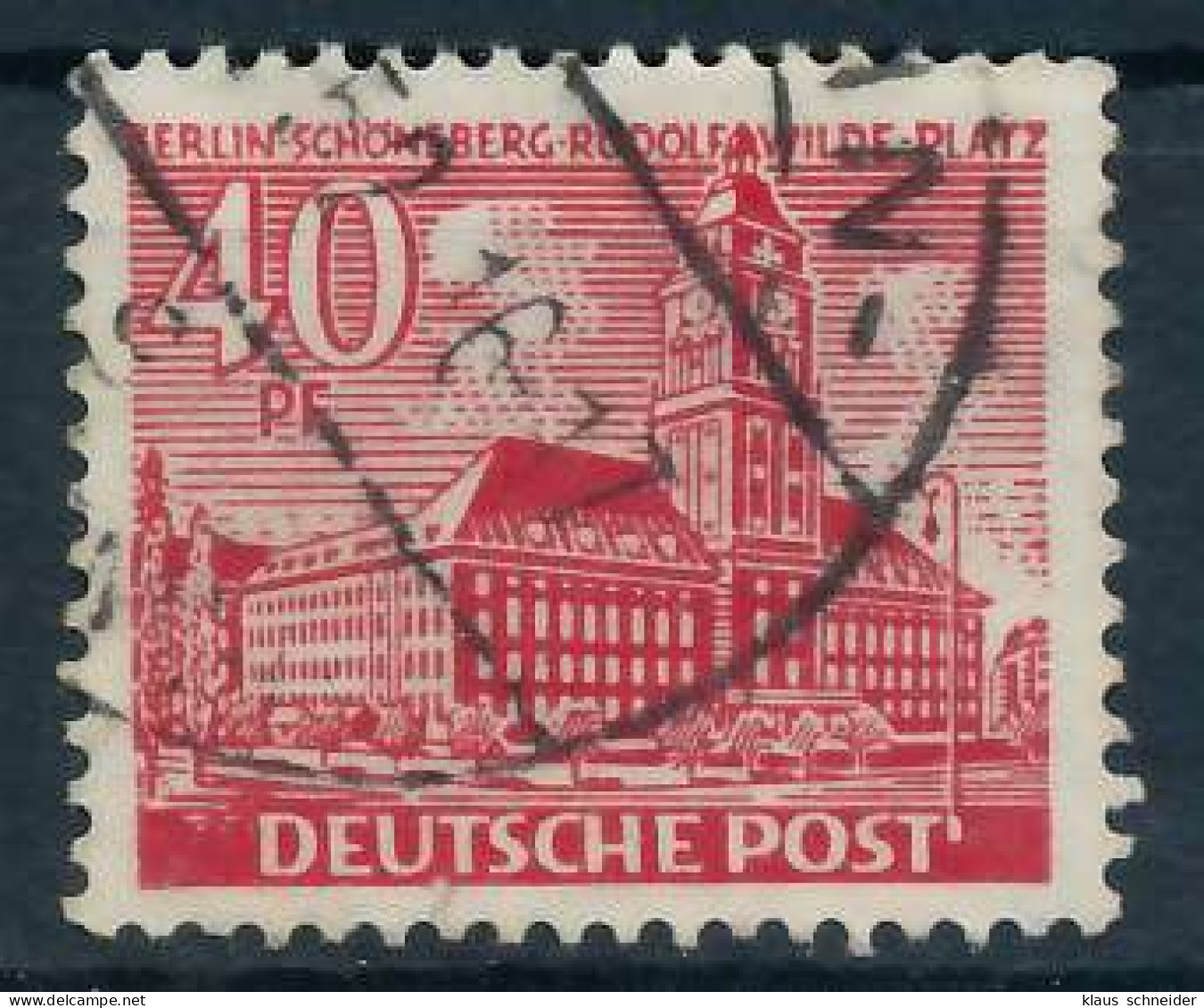 BERLIN ABARTEN Nr 52II Gestempelt X920506 - Variétés Et Curiosités