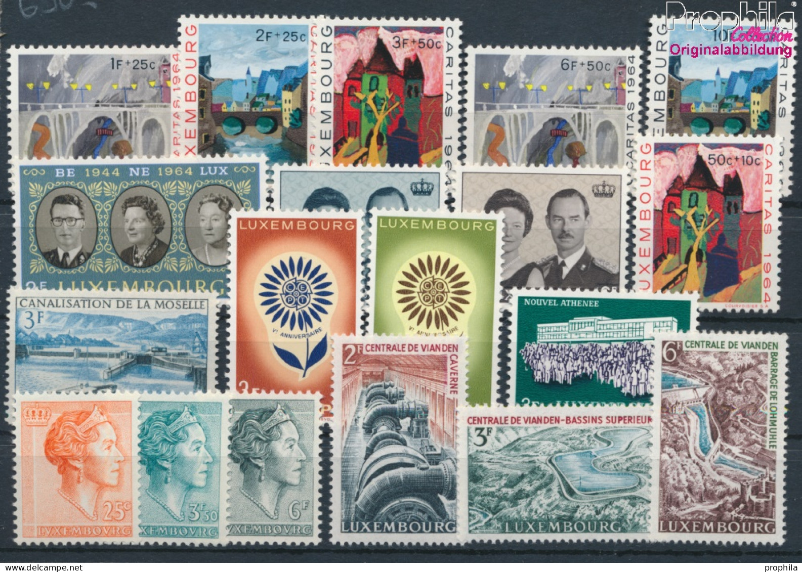 Luxemburg Postfrisch Charlotte 1964 Charlotte, Europa, Caritas U.a.  (10368718 - Unused Stamps