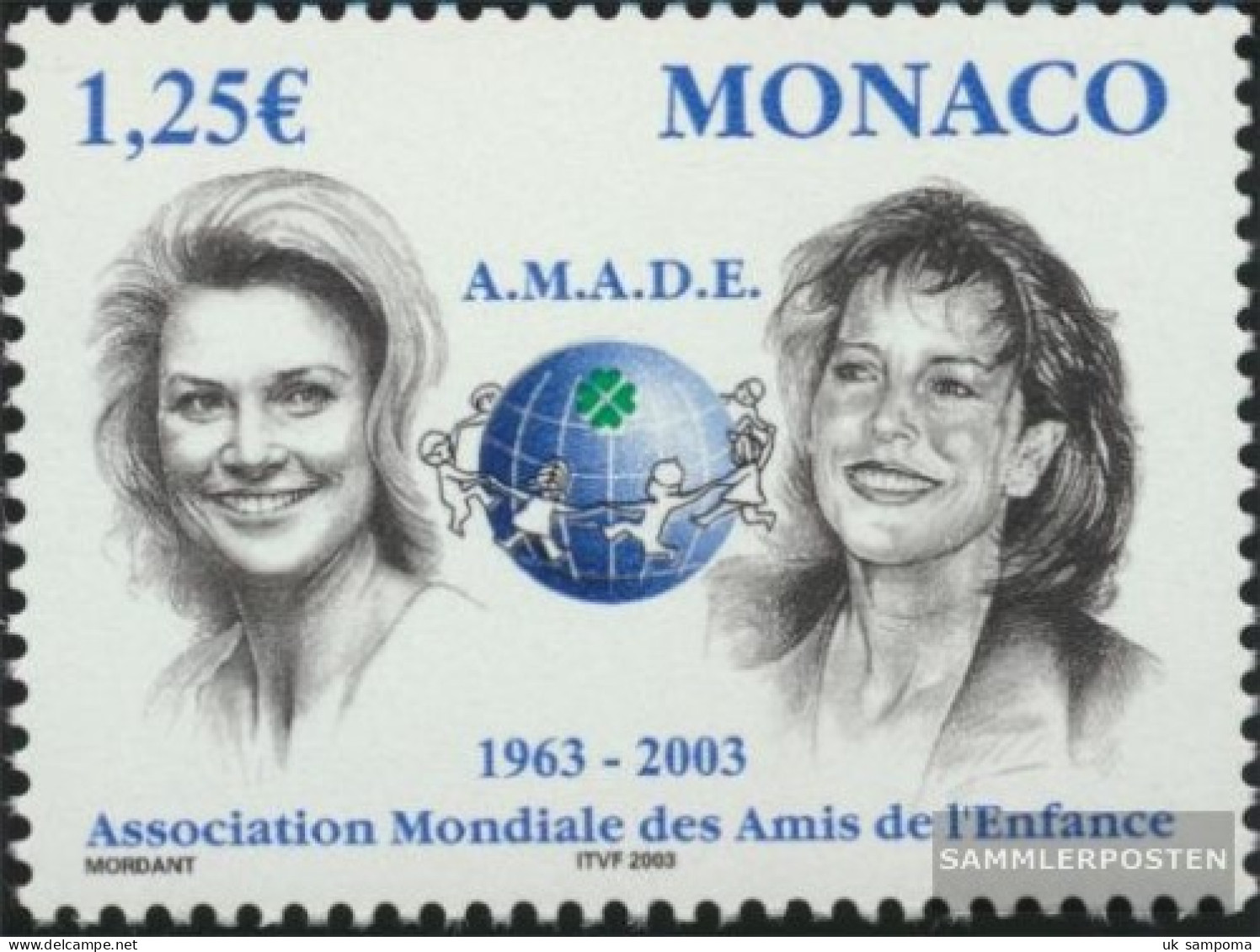 Monaco 2633 (complete Issue) Unmounted Mint / Never Hinged 2002 40 Years AMADE - Ungebraucht