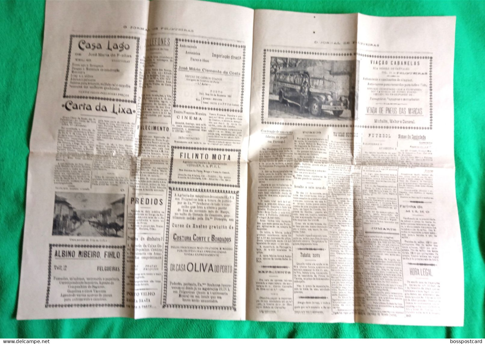 Felgueiras - O Jornal De Felgueiras De Março De 1850 - Imprensa. Porto. Portugal - Informations Générales