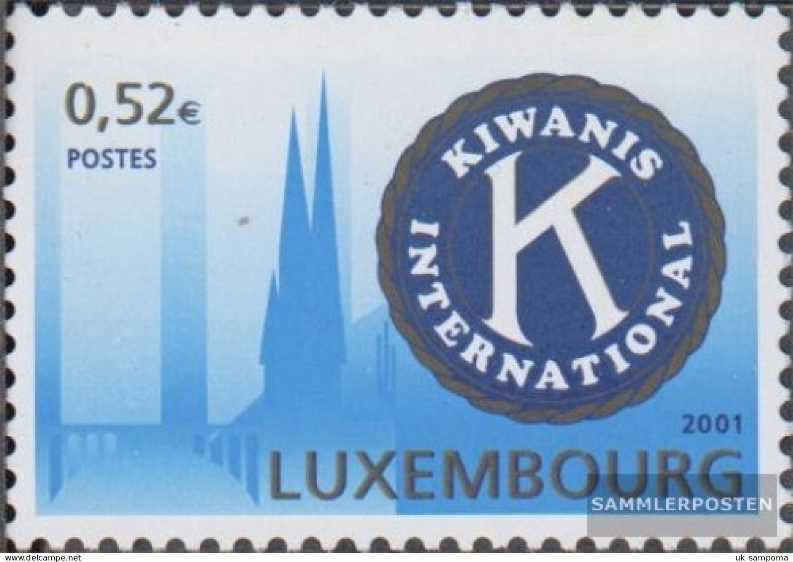 Luxembourg 1558 (complete Issue) Unmounted Mint / Never Hinged 2001 Kiwanis - Nuovi