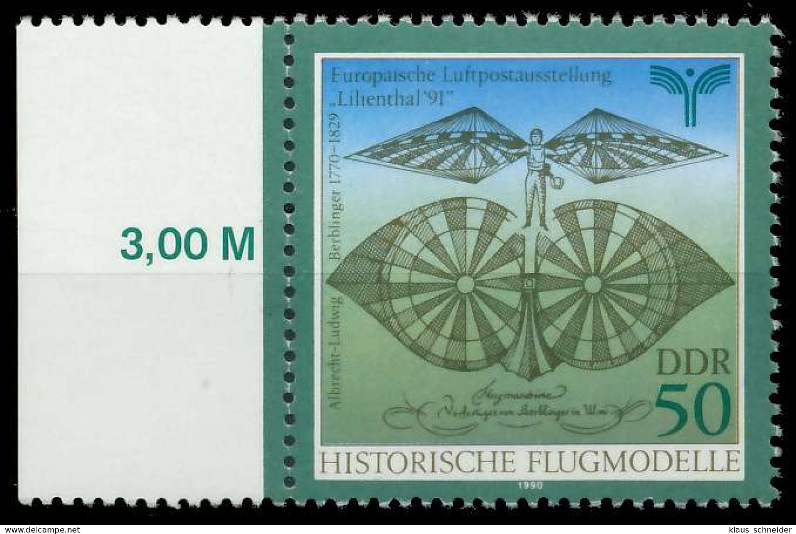 DDR 1990 Nr 3313 Postfrisch SRA X0E4382 - Unused Stamps