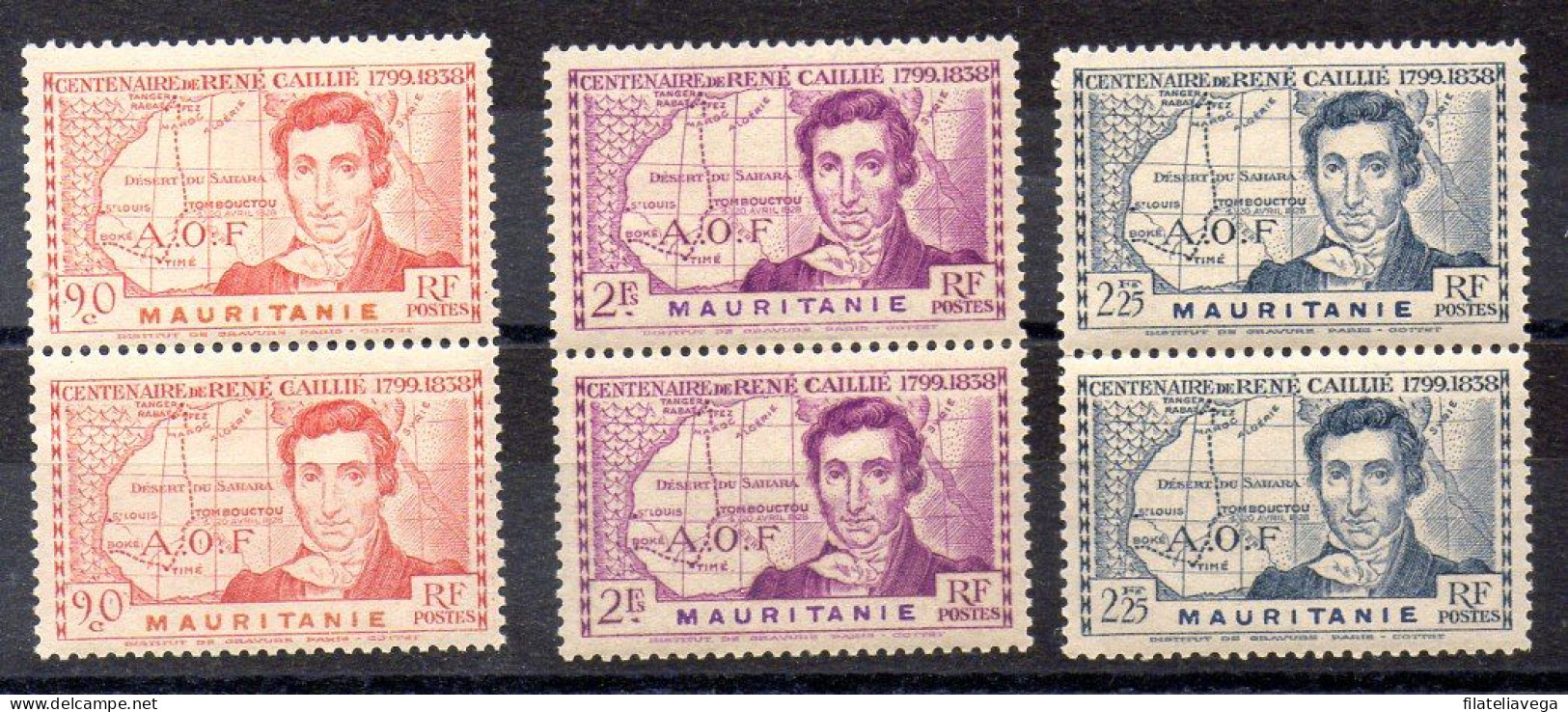 Mauritania Series Nº Yvert 95/97 ** - Unused Stamps