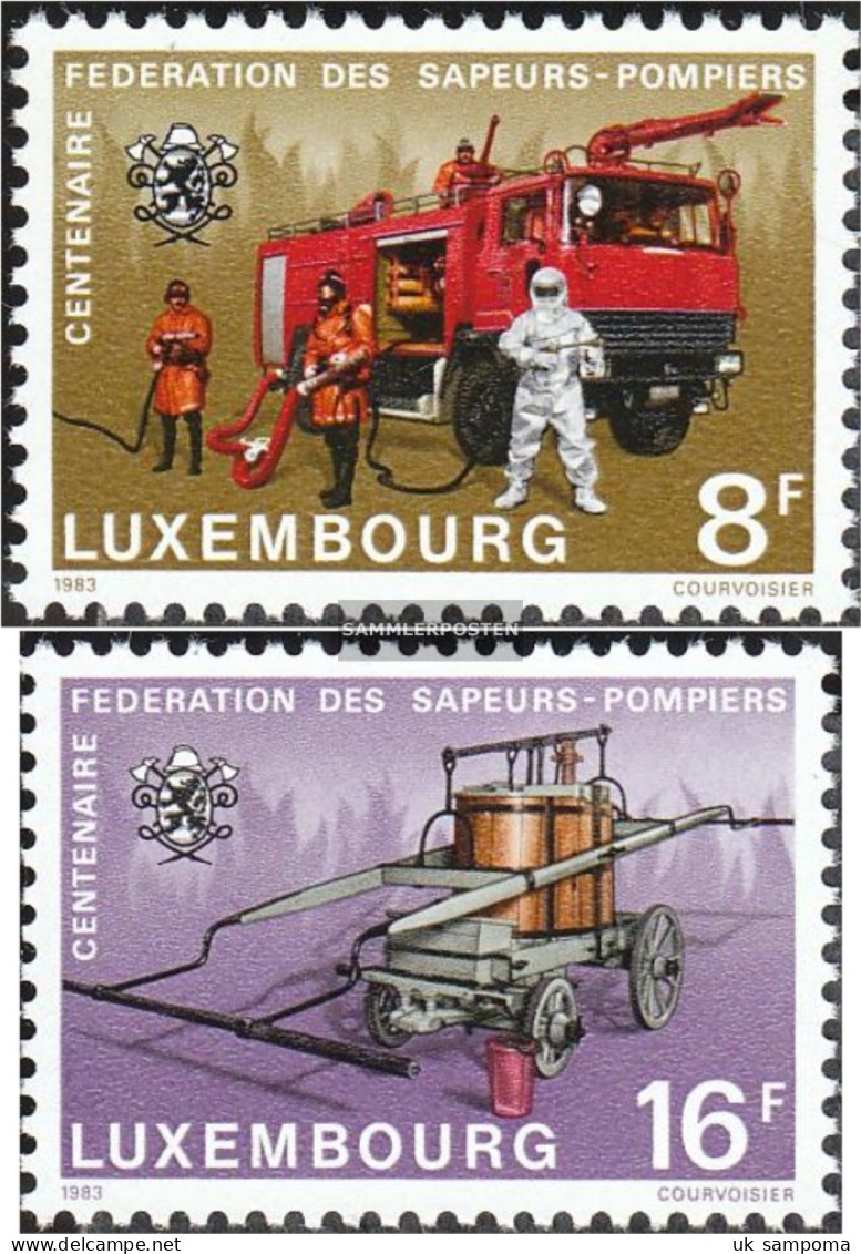 Luxembourg 1068-1069 (complete Issue) Unmounted Mint / Never Hinged 1983 Fire - Unused Stamps