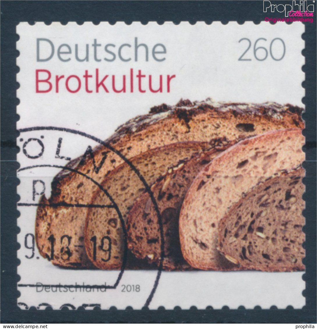 BRD 3390 (kompl.Ausg.) Selbstklebende Ausgabe Gestempelt 2018 Deutsche Brotkultur (10352040 - Oblitérés