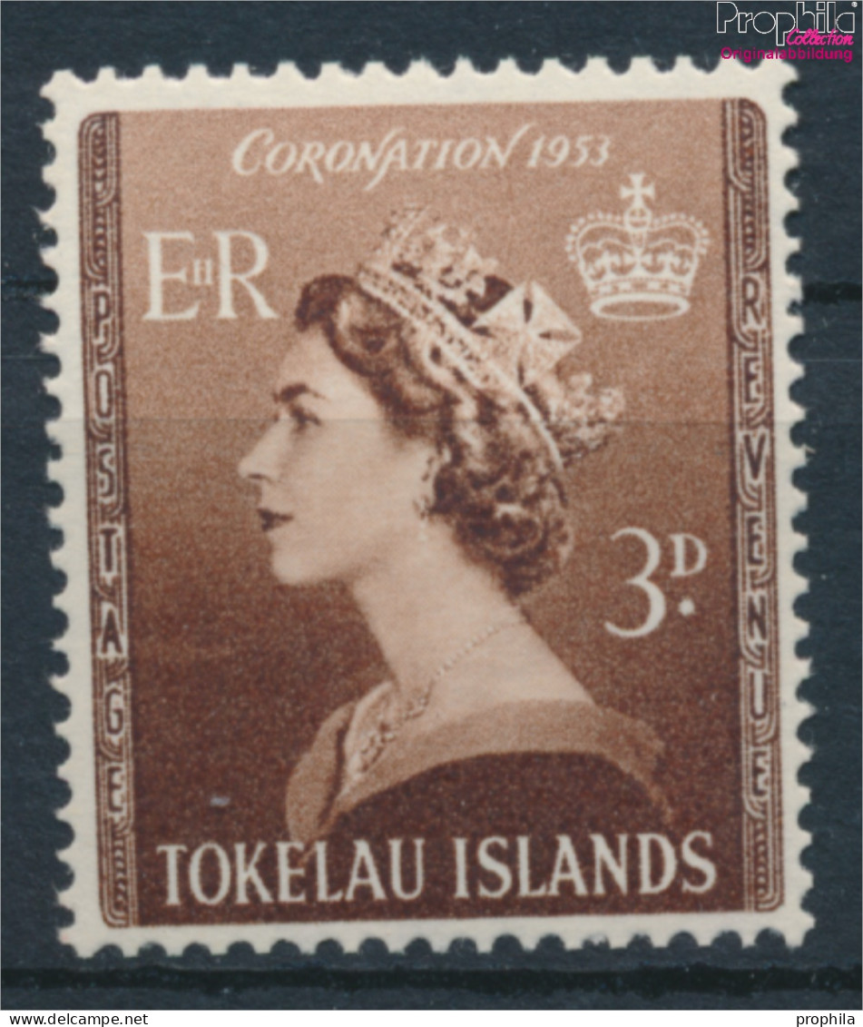 Tokelau Postfrisch Krönung Der Königin Elisabeth II. 1953 Krönung Der Königin Elisabeth II.  (10368479 - Tokelau