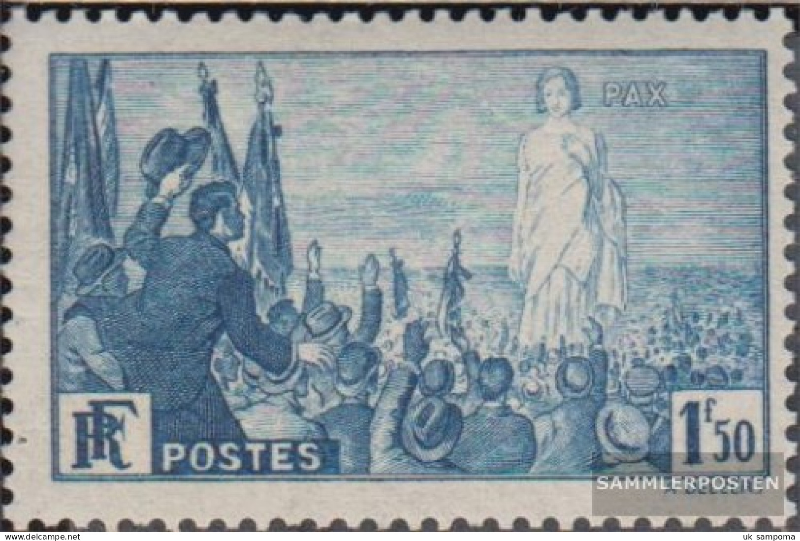 France 334 (complete Issue) With Hinge 1936 Peace - Nuovi