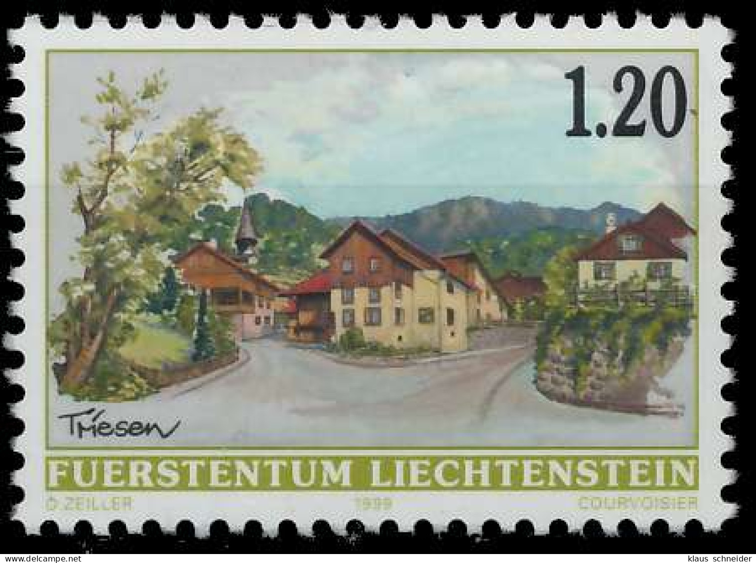 LIECHTENSTEIN 1999 Nr 1194 Postfrisch X28E62E - Ungebraucht