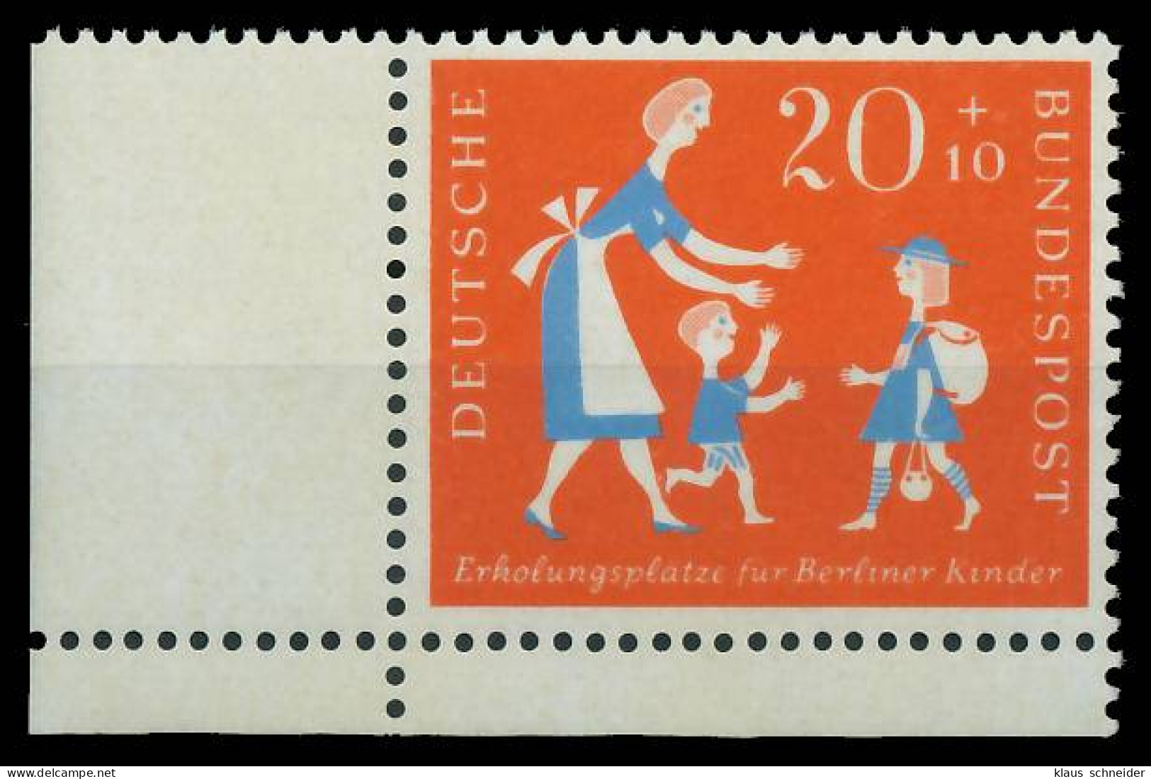 BRD BUND 1957 Nr 251 Postfrisch ECKE-ULI X2F7A26 - Unused Stamps