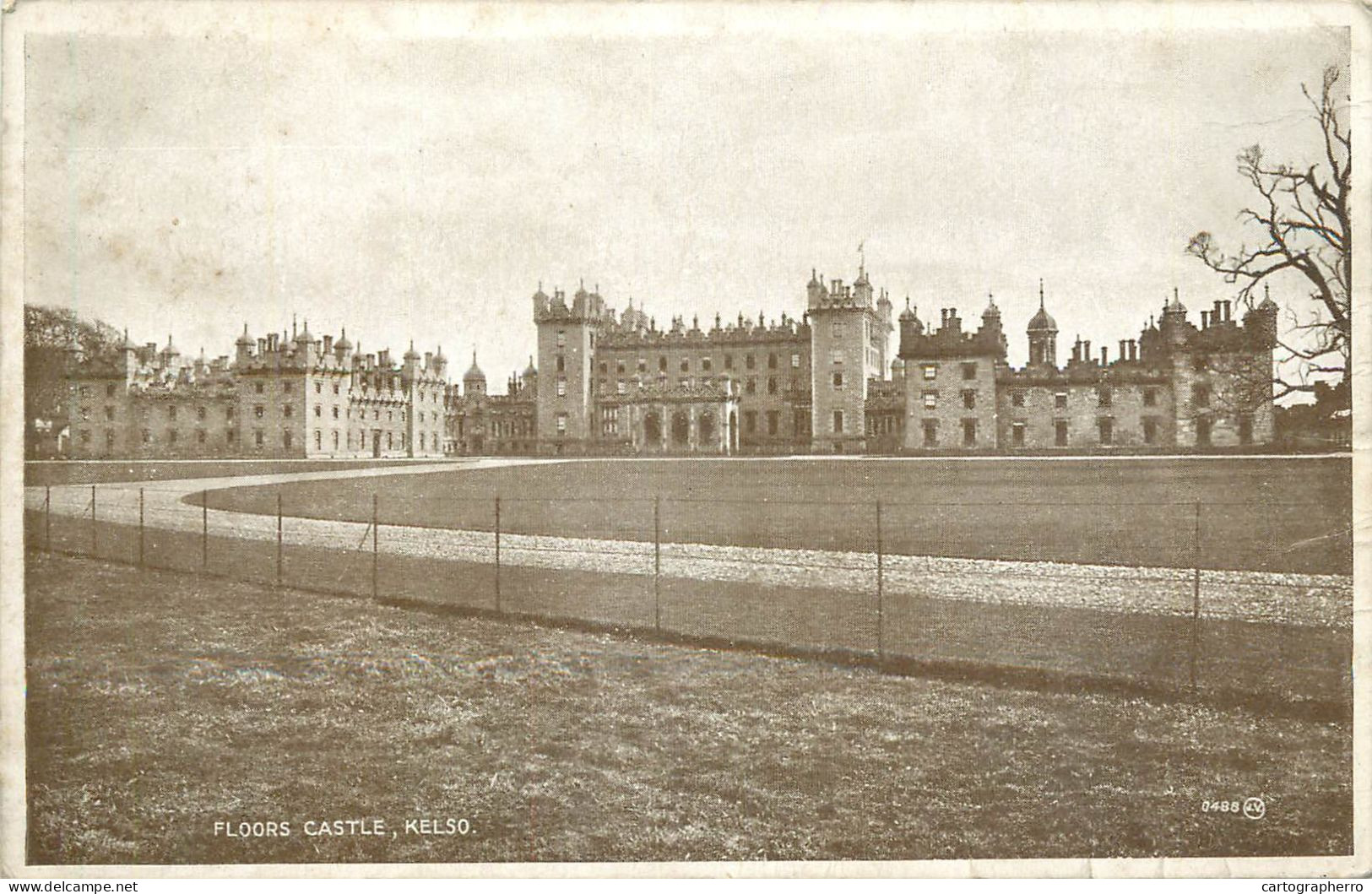 British Castles Architecture Kelso Floors Castle - Castelli