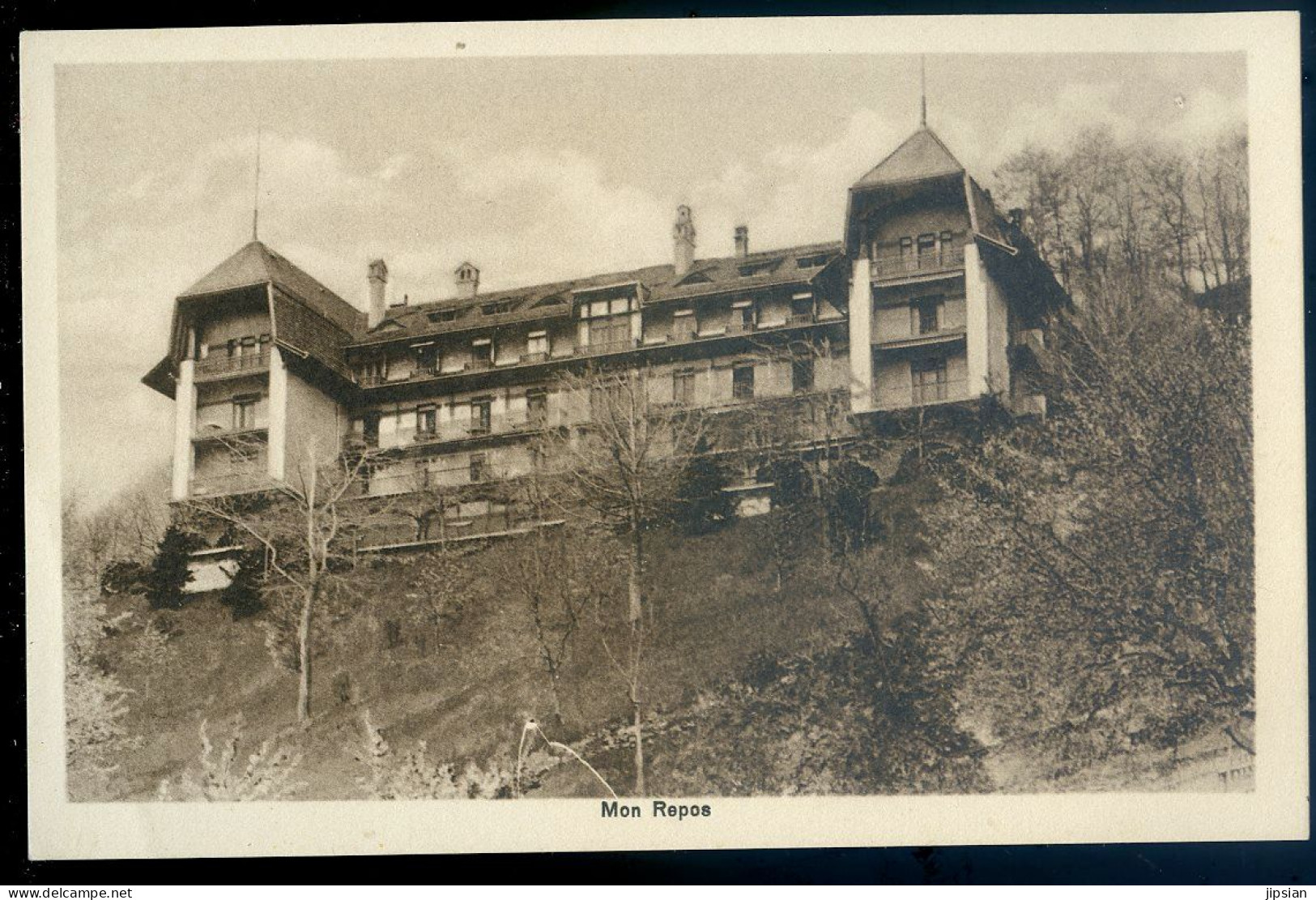 Rare Cpa De Suisse Vaud ---  Mont Pélerin Sur Vevey -- Villa Mon Repos  -- éditeur Trüb & Cie , Aarau -  STEP160 - Vevey