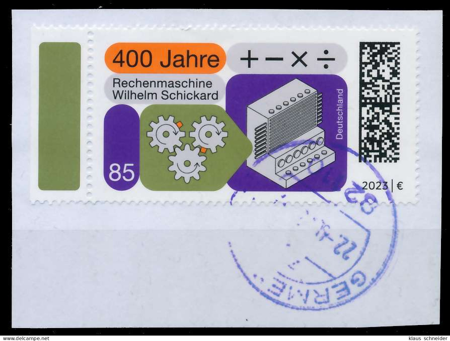 BRD BUND 2023 Nr 3786 Gestempelt Briefstück X6C26D2 - Oblitérés