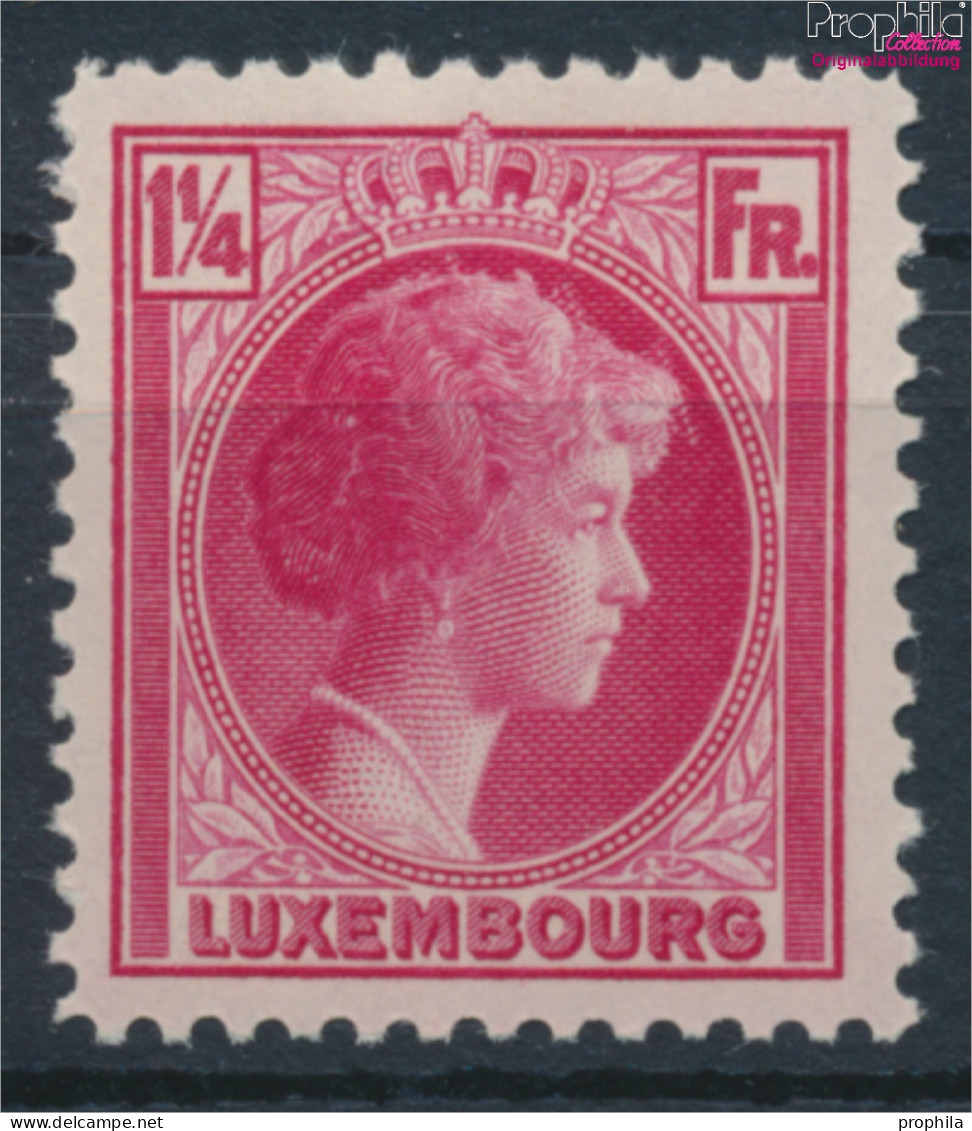 Luxemburg 257 (kompl.Ausg.) Mit Falz 1934 Charlotte (10377640 - Ungebraucht