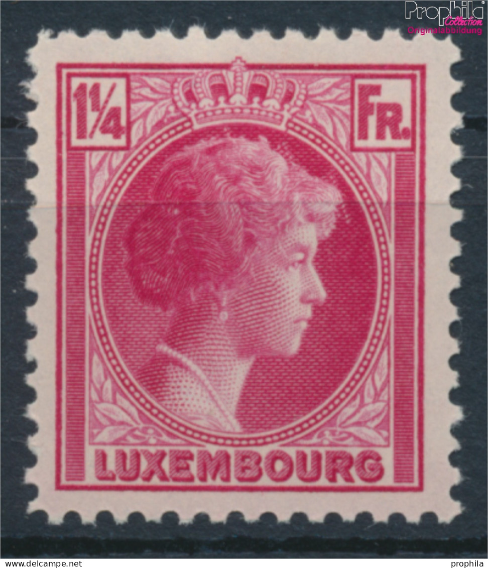 Luxemburg 257 (kompl.Ausg.) Mit Falz 1934 Charlotte (10377640 - Neufs