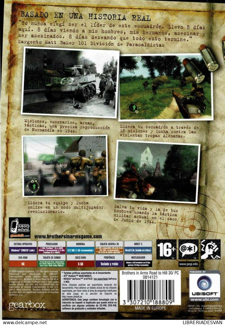 Brothers In Arms. Road To Hill 30. PC - PC-Spiele