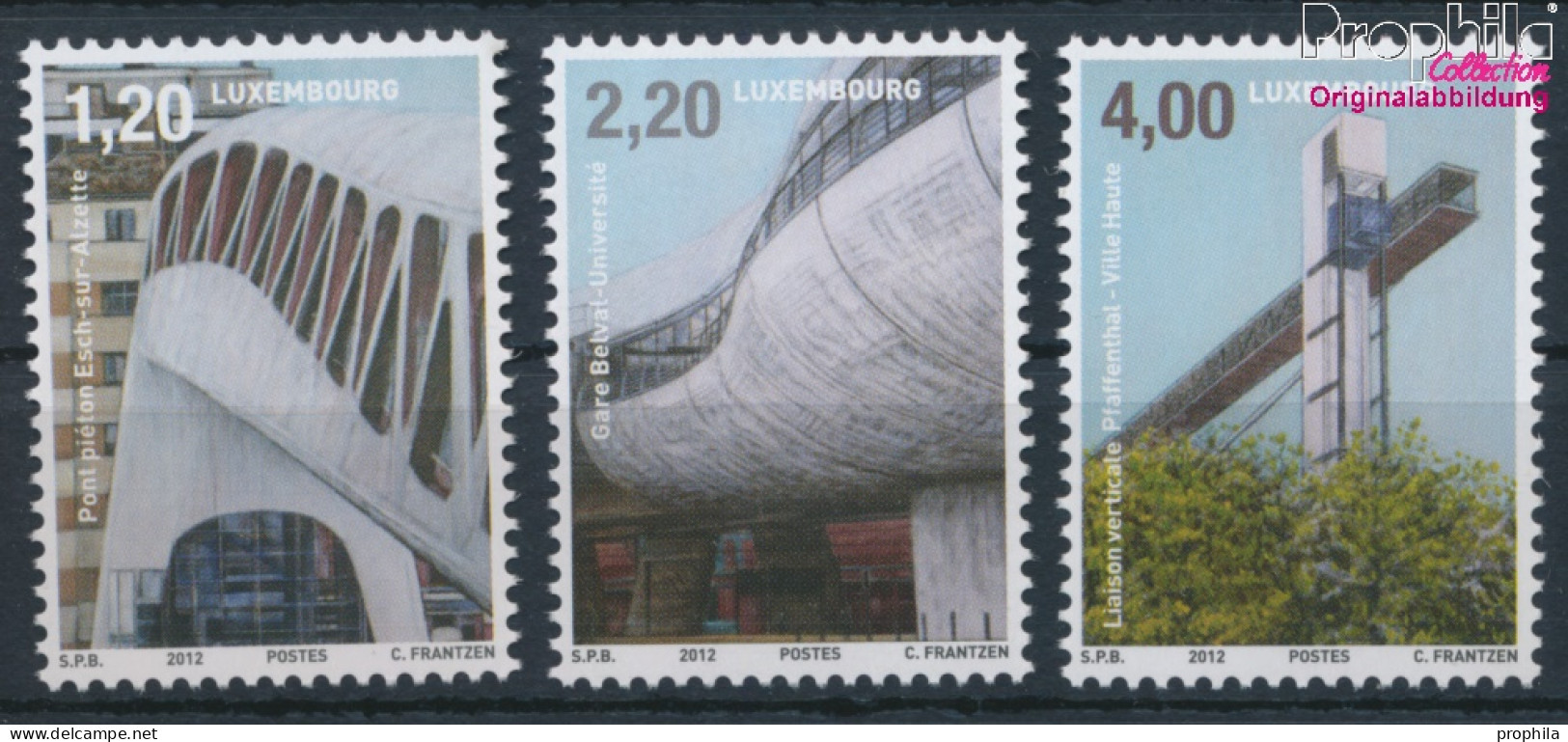 Luxemburg 1949-1951 (kompl.Ausg.) Postfrisch 2012 Architektur Und Mobilität (10368731 - Unused Stamps
