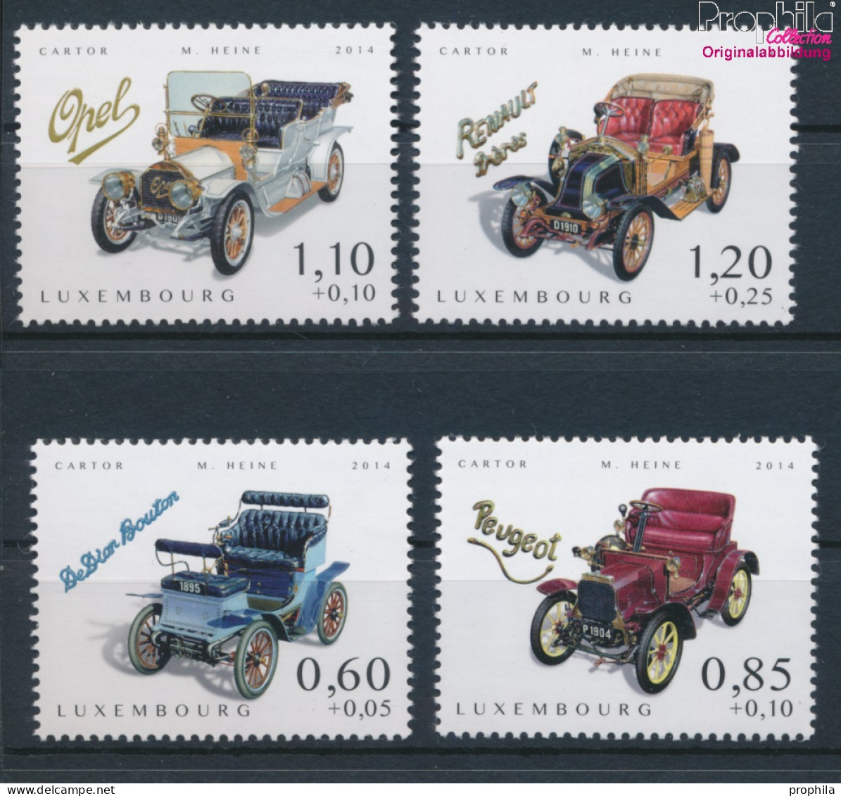 Luxemburg 2022-2025 (kompl.Ausg.) Postfrisch 2014 Alte Kraftfahrzeuge (10377570 - Nuovi