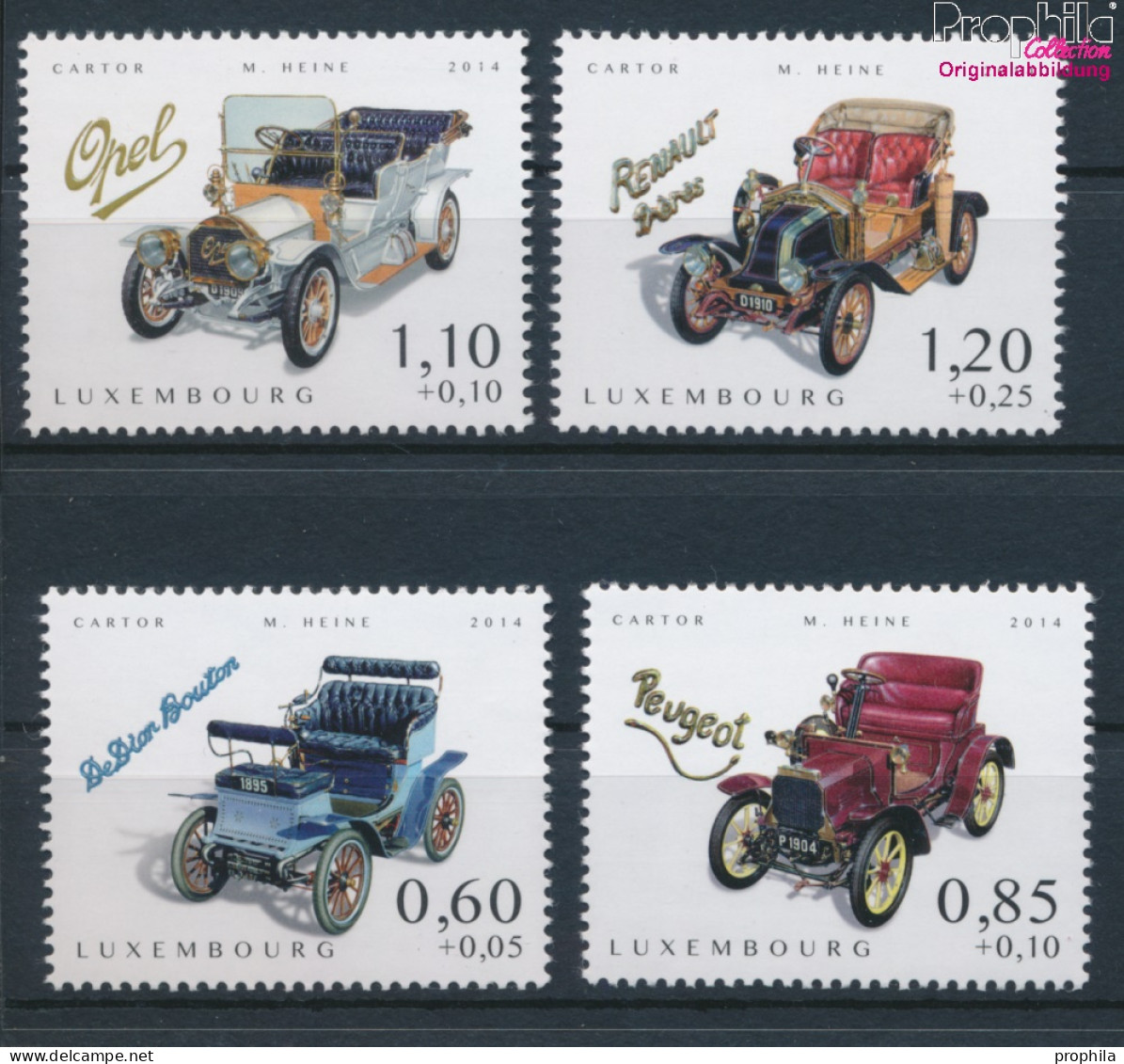 Luxemburg 2022-2025 (kompl.Ausg.) Postfrisch 2014 Alte Kraftfahrzeuge (10377570 - Unused Stamps