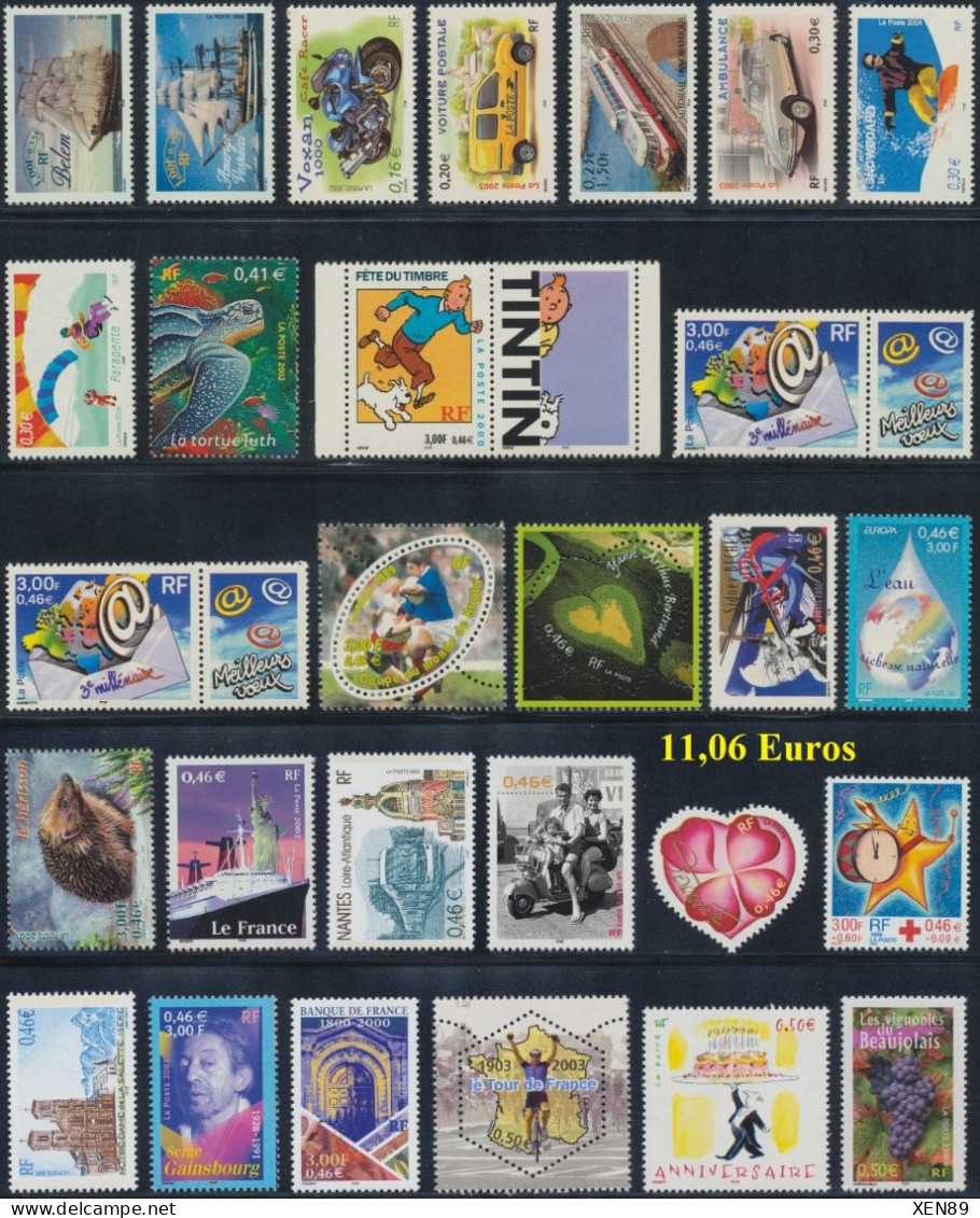 TIMBRES EUROS NEUFS ** - ANNEES 1999 A 2015 -- Explications Ci-dessous - REMISE 20 % -- - Collections