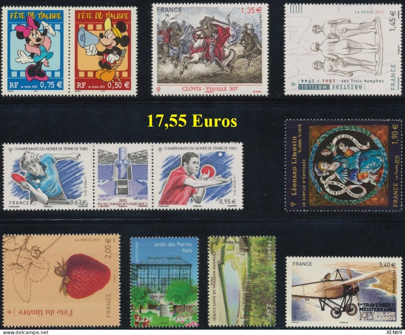 TIMBRES EUROS NEUFS ** - ANNEES 1999 A 2015 -- Explications ci-dessous - REMISE 20 % --