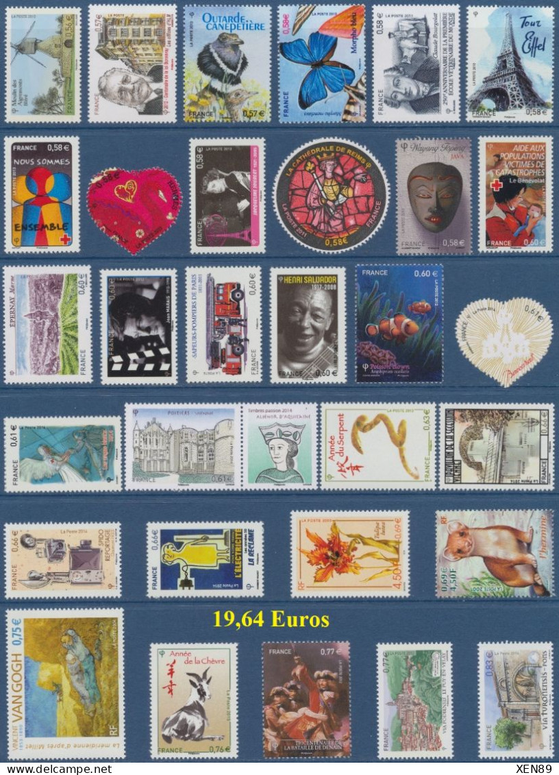 TIMBRES EUROS NEUFS ** - ANNEES 1999 A 2015 -- Explications Ci-dessous - REMISE 20 % -- - Colecciones Completas