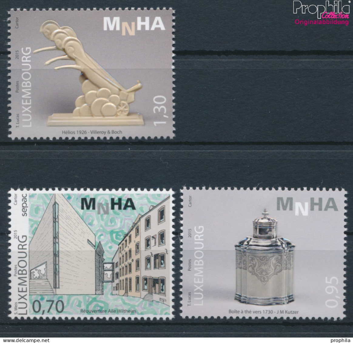 Luxemburg 2065-2067 (kompl.Ausg.) Postfrisch 2015 Nationalmuseum (10377568 - Unused Stamps