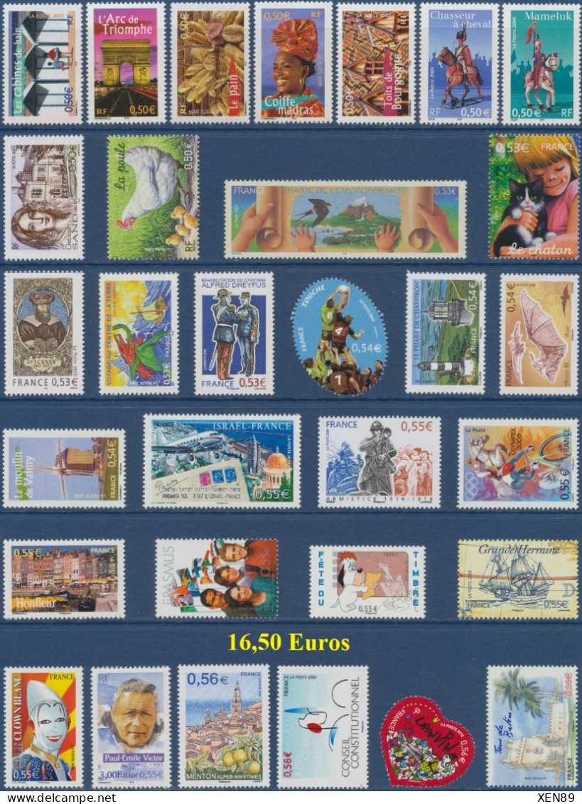 TIMBRES EUROS NEUFS ** - ANNEES 1999 A 2015 -- Explications Ci-dessous - REMISE 20 % -- - Collections