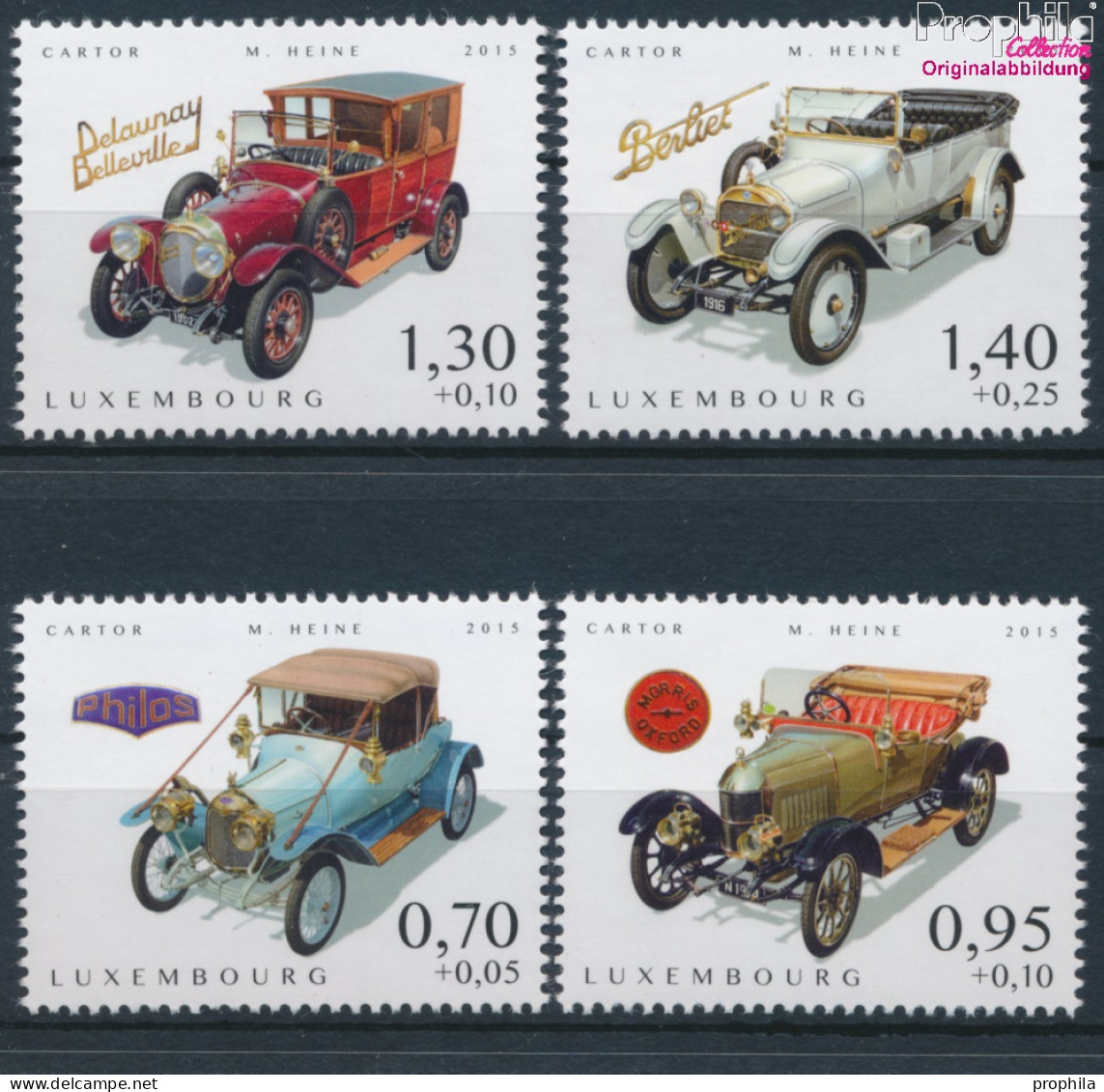 Luxemburg 2071-2074 (kompl.Ausg.) Postfrisch 2015 Alte Kraftfahrzeuge (10377567 - Neufs