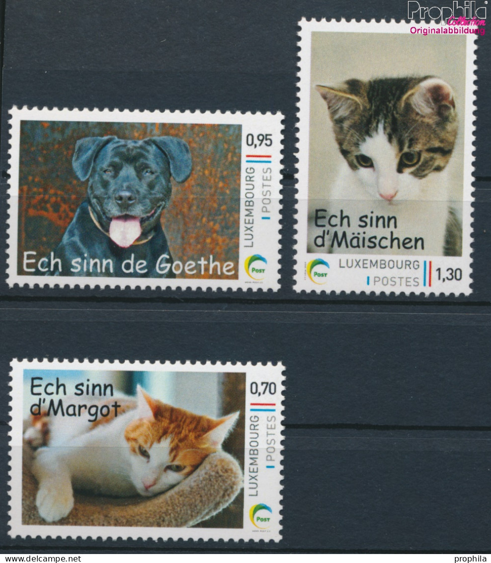 Luxemburg 2092-2094 (kompl.Ausg.) Postfrisch 2016 Personalisierte Briefmarken (10377565 - Nuevos