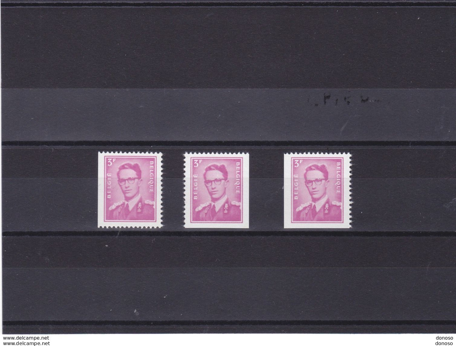 BELGIQUE 1969  BEAUDOIN Yvert 1485 + 1485a + 1485A NEUF** MNH Cote 6,20 Euros - Unused Stamps