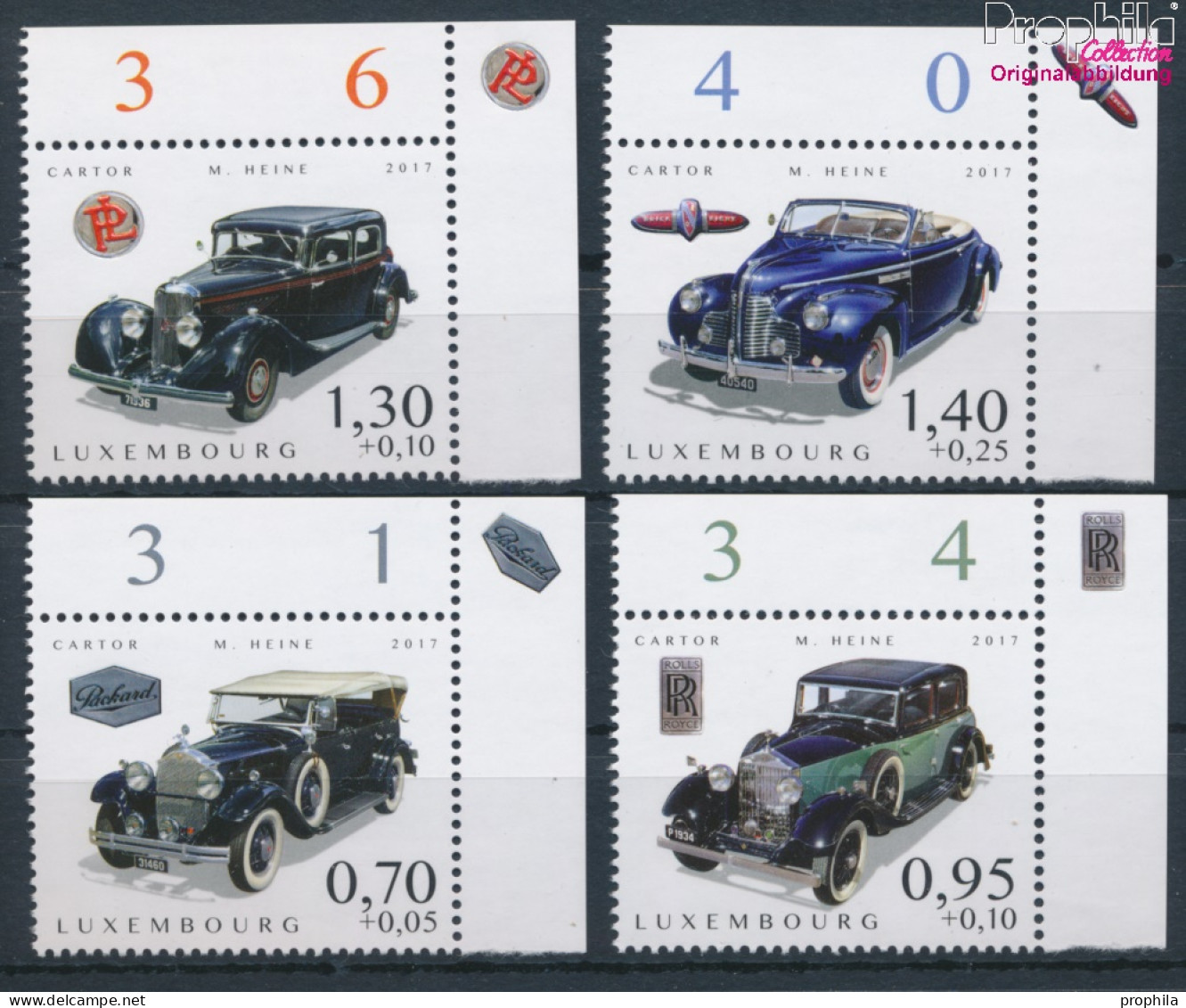 Luxemburg 2149-2152 (kompl.Ausg.) Postfrisch 2017 Alte Kraftfahrzeuge (10377603 - Unused Stamps