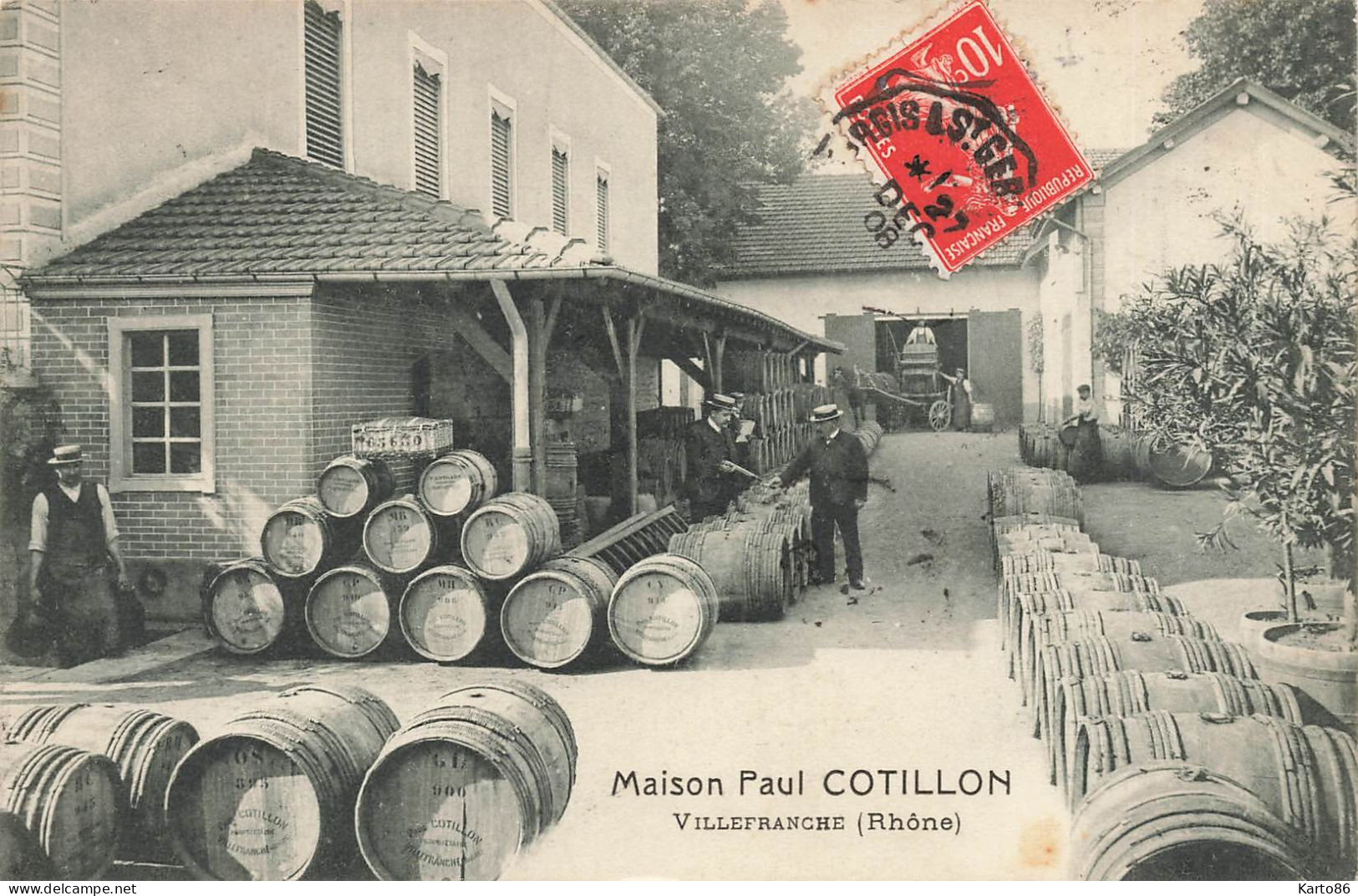 Villefranche * La Maison PAUL COTILLON * Viticulteur Vin Vignoble Tonneaux - Villefranche-sur-Saone
