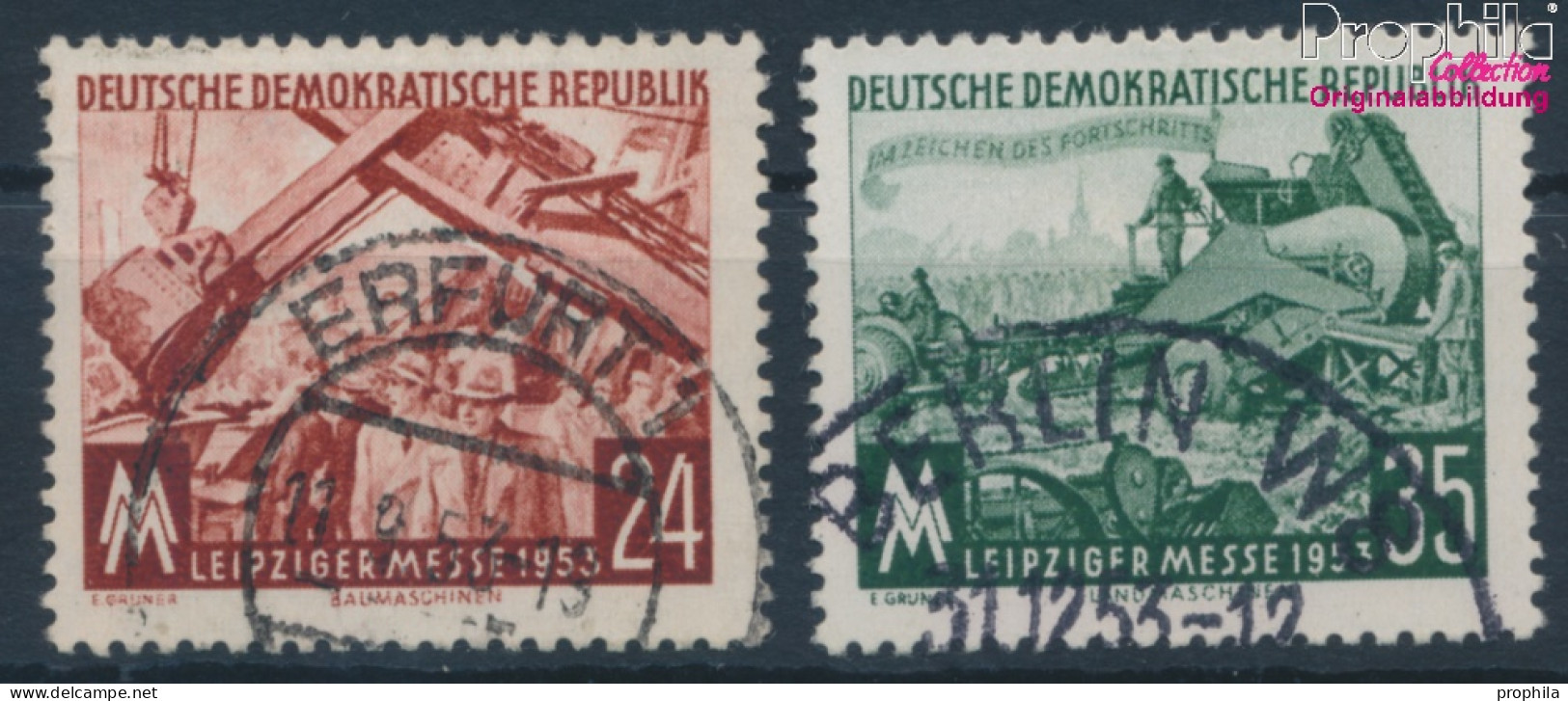 DDR 380-381 (kompl.Ausg.) Gestempelt 1953 Herbstmesse (10392388 - Used Stamps