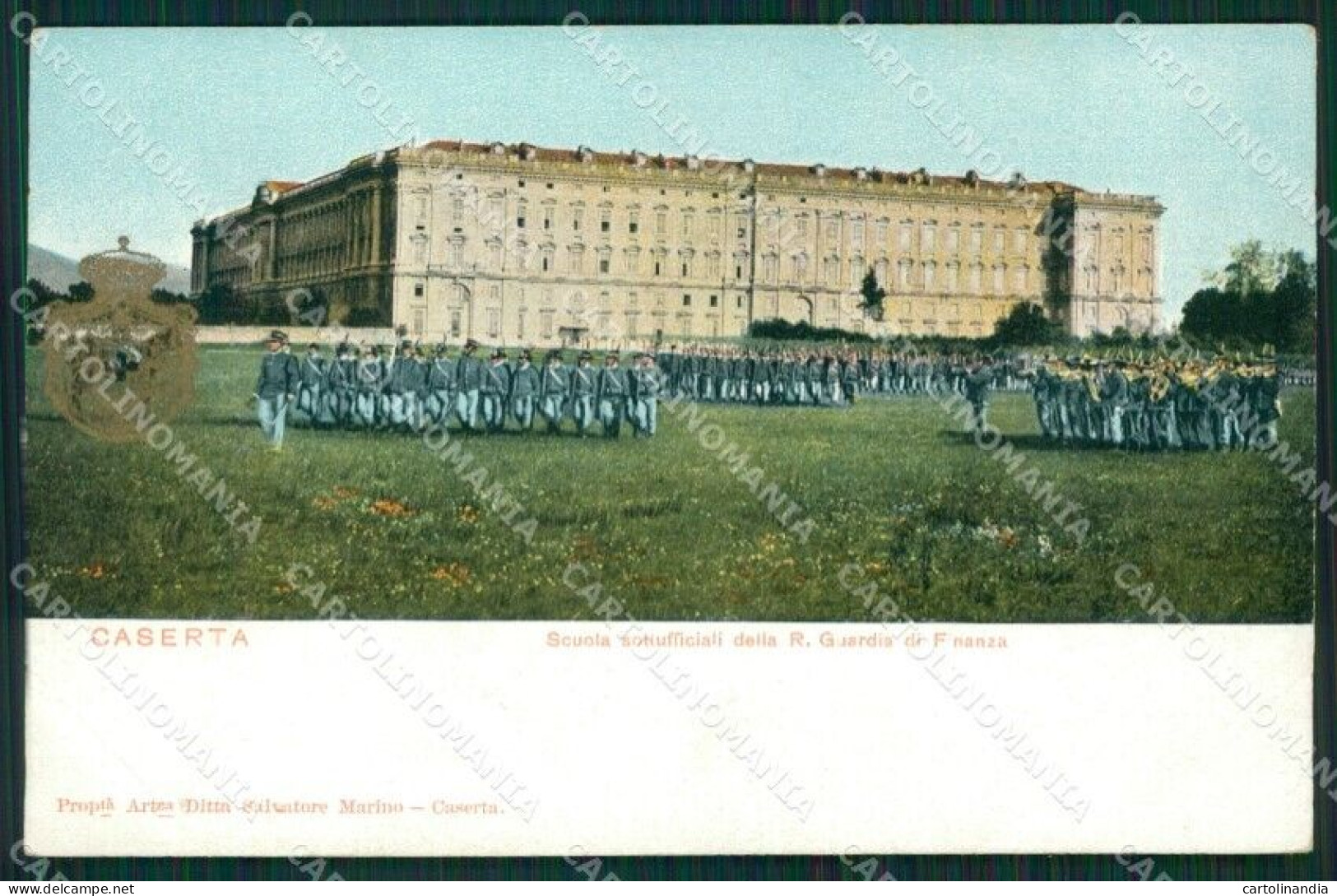 Caserta Città GdF Guardia Di Finanza Militari Cartolina KF0096 - Caserta