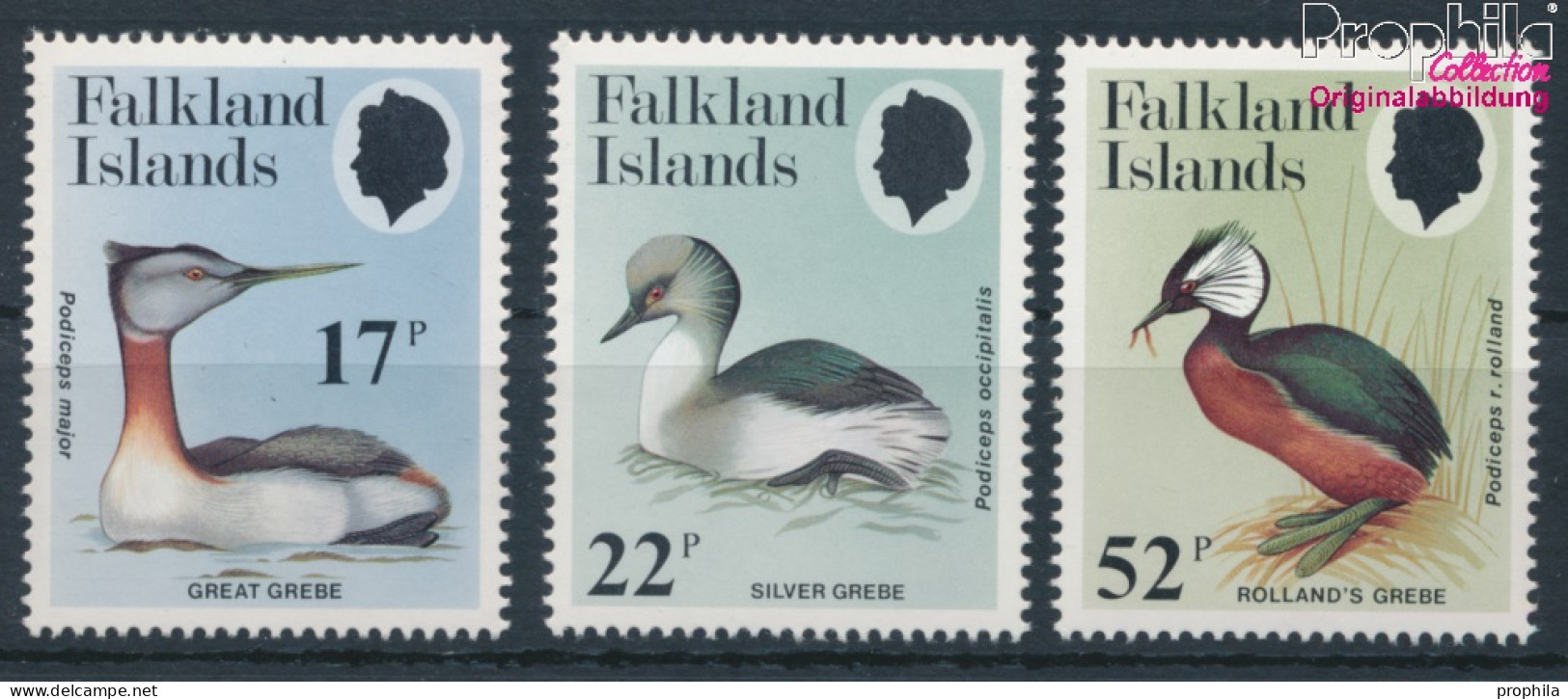 Falklandinseln 412-414 (kompl.Ausg.) Postfrisch 1984 Seetaucher (10368864 - Falkland