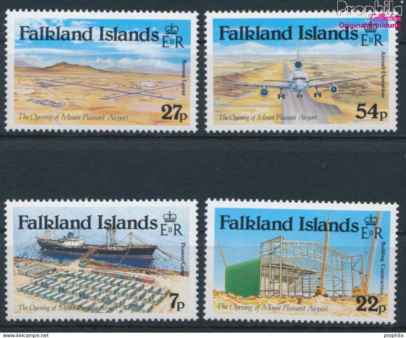 Falklandinseln 423-426 (kompl.Ausg.) Postfrisch 1985 Flughafen Mount Plesant (10368862 - Falkland Islands