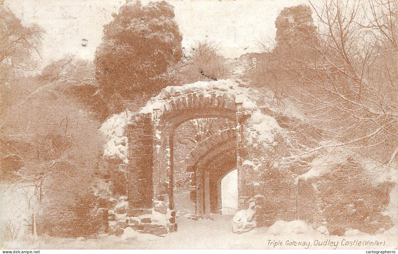 British Castles Architecture Dudley Castle Triple Gateway - Castelli