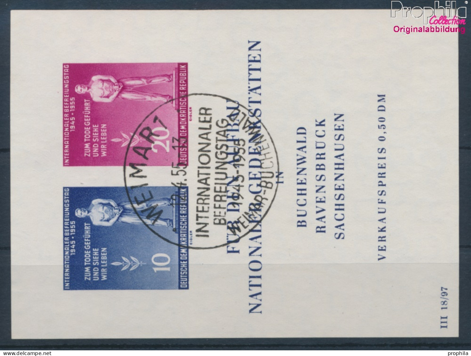 DDR Block11 (kompl.Ausg.) Ersttagssonderstempel Gestempelt 1955 Befreiungstag (10392373 - Gebruikt