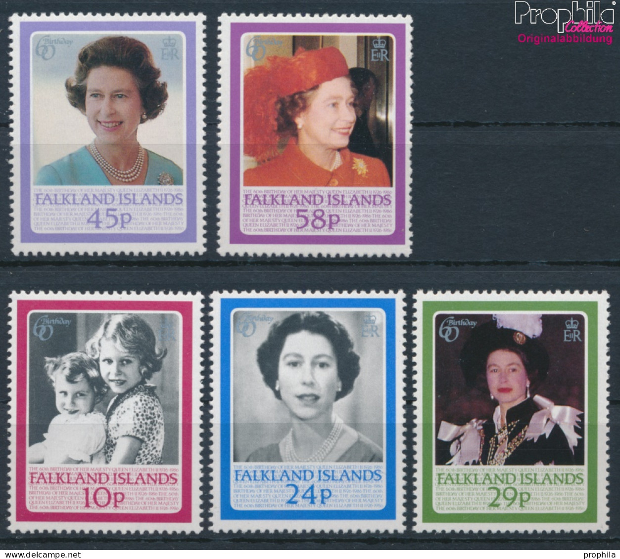 Falklandinseln 444-448 (kompl.Ausg.) Postfrisch 1986 Königin Elisabeth II. (10368859 - Falkland Islands