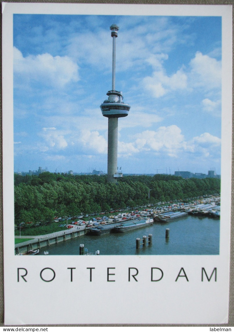 HOLLAND NETHERLAND ROTTERDAM HARBOUR EUROMAST POSTCARD CARTOLINA ANSICHTSKARTE CARTE POSTALE POSTKARTE CARD - Rotterdam