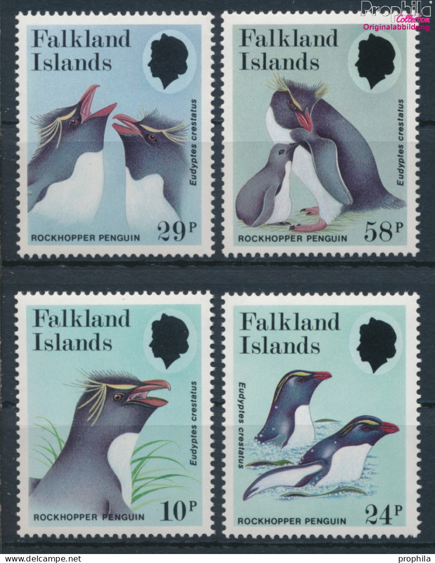 Falklandinseln 453-456 (kompl.Ausg.) Postfrisch 1986 Felsenpinguine (10368857 - Falkland Islands