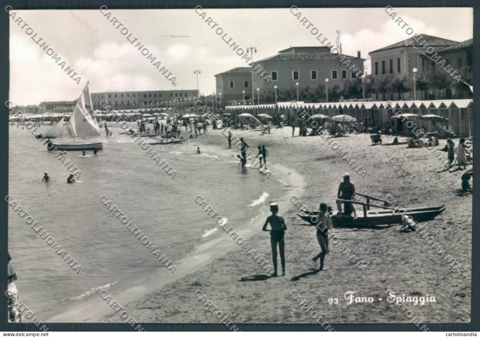 Pesaro Fano PIEGA Foto FG Cartolina ZF6724 - Pesaro